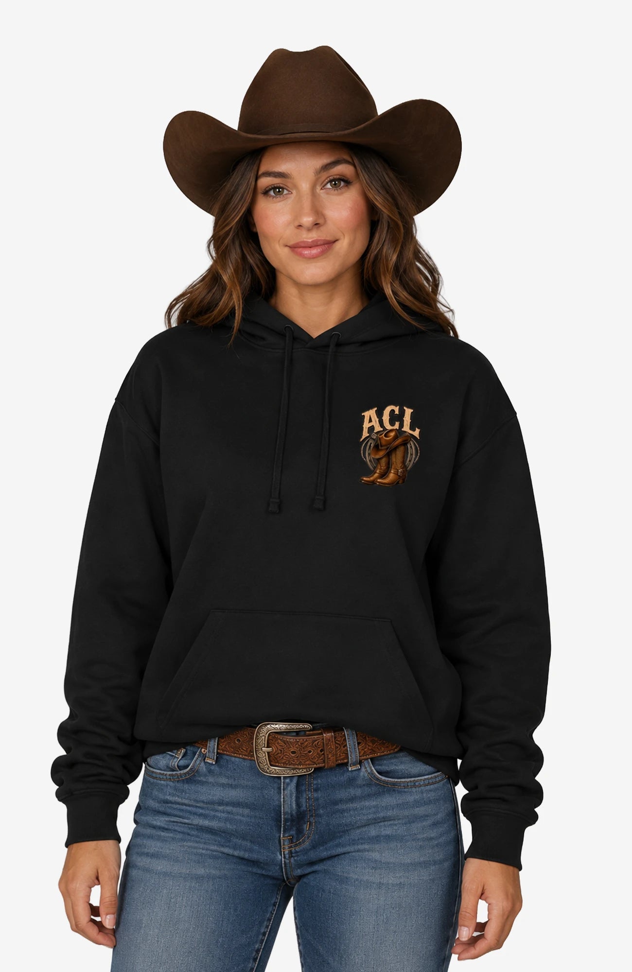Angies Country Line | Hoodie Unisex – Hoodie ACLHoodie-Unisex-Schwarz-Back-EnrolDesign-EnrolShop-02