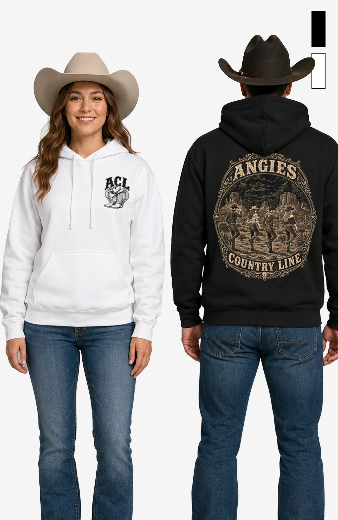 Angies Country Line | Hoodie Unisex – Einfarbig
