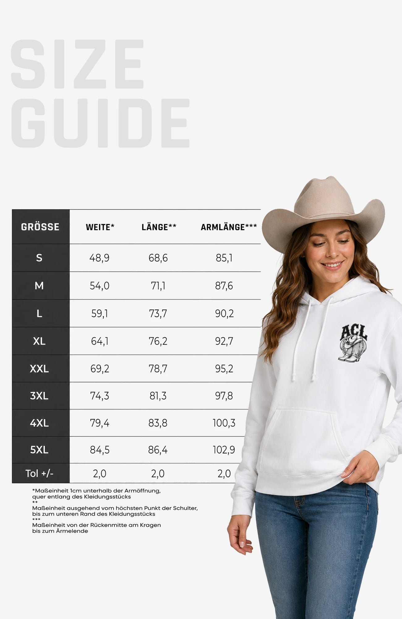 Angies Country Line | Hoodie Unisex – Einfarbig