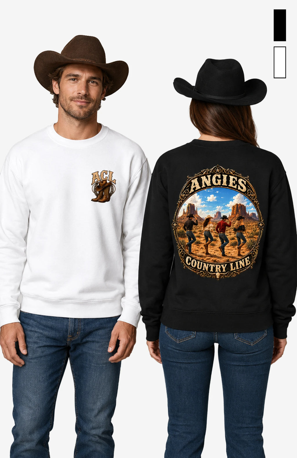 ACL Unisex Pullover – Farbiges Motiv