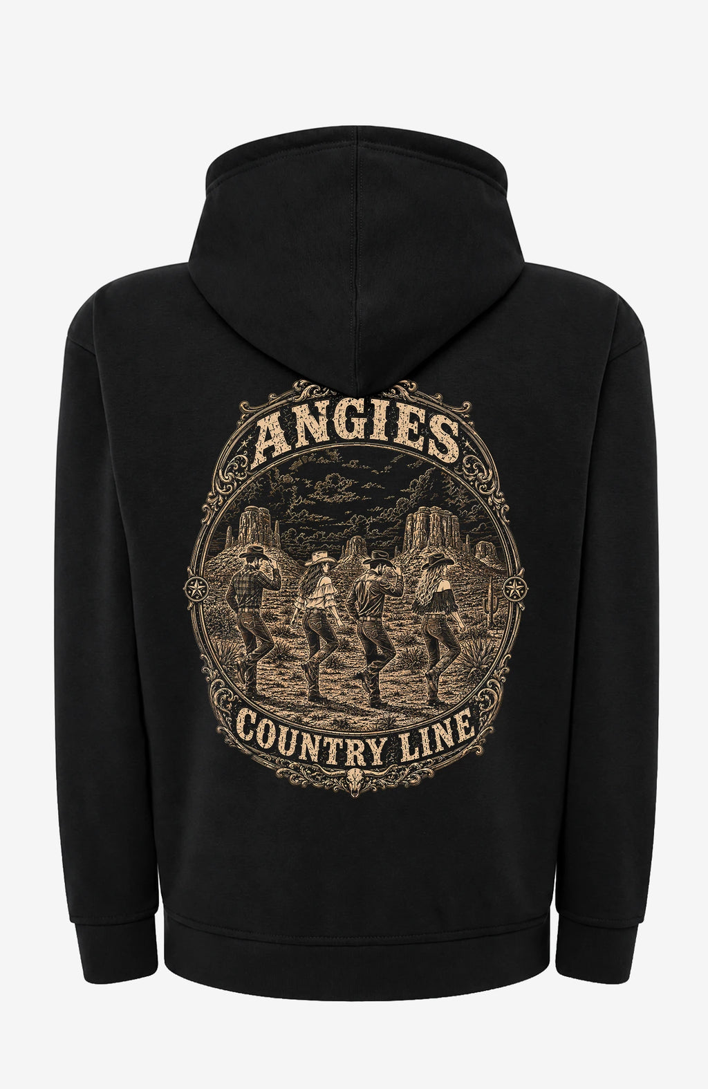 ACL | Sweatjacke mit Kapuze Unisex | Einfarbig Sweatter ACLSweatjackemitKapuze-Unisex-Schwarz-Back-Einfarbig-EnrolDesign-EnrolShop-01
