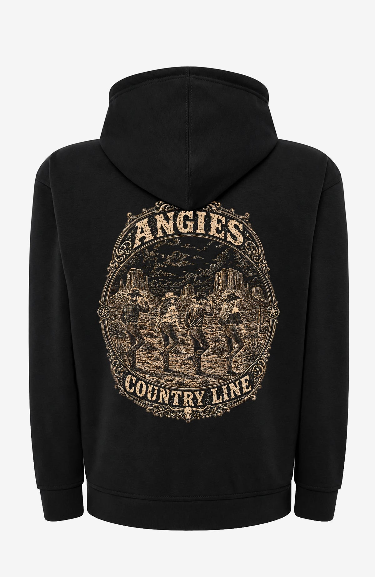 ACL | Sweatjacke mit Kapuze Unisex | Einfarbig Sweatter ACLSweatjackemitKapuze-Unisex-Schwarz-Back-Einfarbig-EnrolDesign-EnrolShop-01