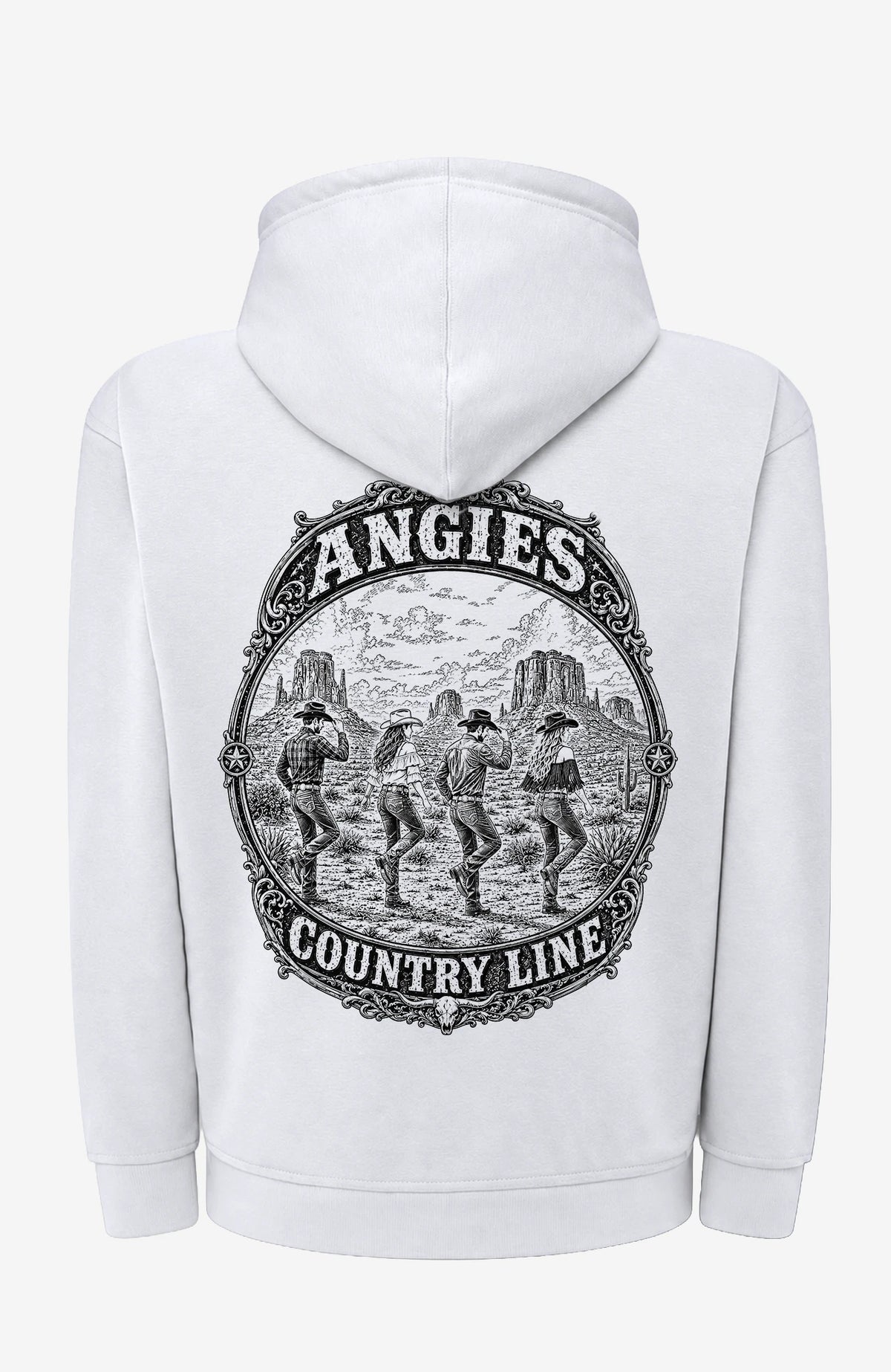 ACL | Sweatjacke mit Kapuze Unisex | Einfarbig Sweatter ACLSweatjackemitKapuze-Unisex-Weiss-BACK-Einfarbig-EnrolDesign-EnrolShop-01