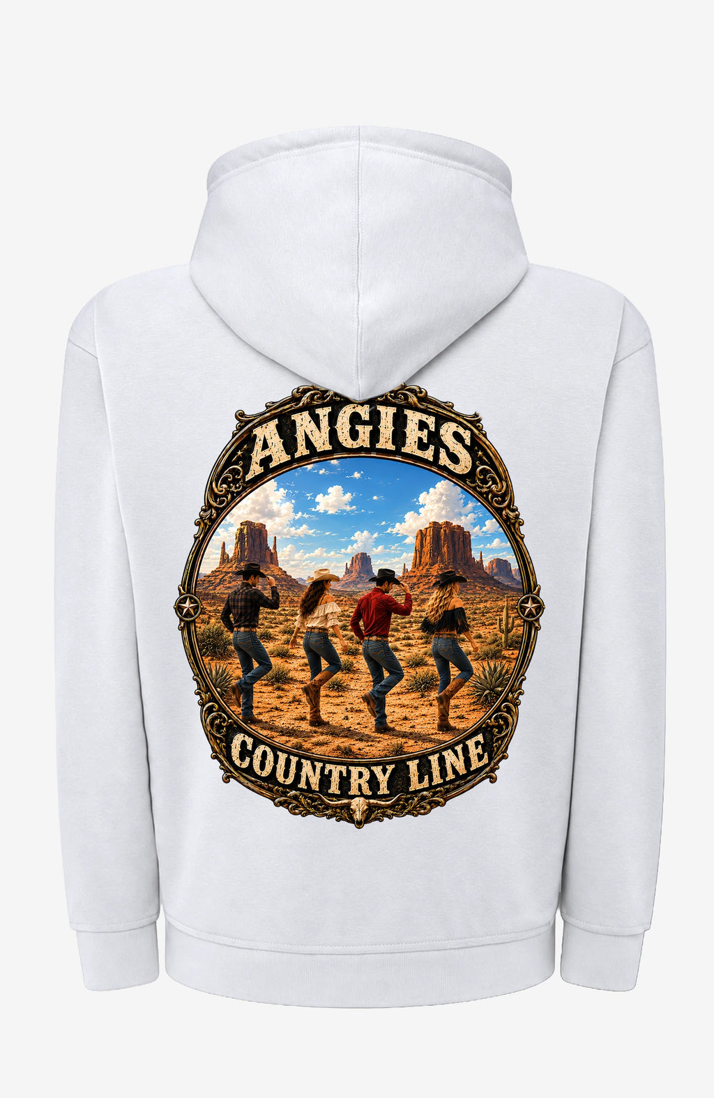 ACL | Sweatjacke mit Kapuze Unisex | Farbiges Motiv Sweatter ACLSweatjackemitKapuze-Unisex-Weiss-Back-Farbig-EnrolDesign-EnrolShop-01