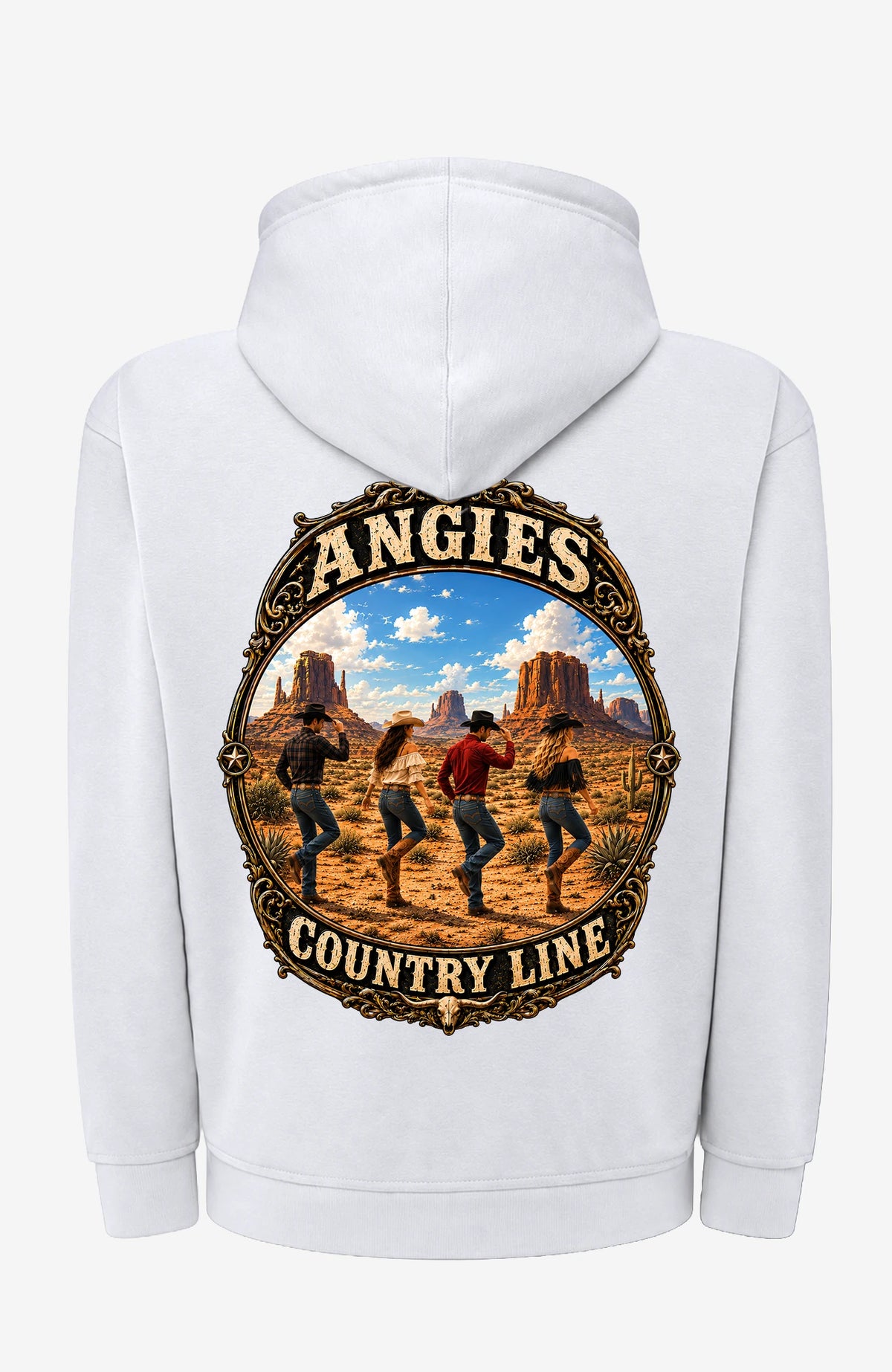 ACL | Sweatjacke mit Kapuze Unisex | Farbiges Motiv Sweatter ACLSweatjackemitKapuze-Unisex-Weiss-Back-Farbig-EnrolDesign-EnrolShop-01