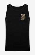 ACL | Herren Shirt ärmellos | Einfarbiges Motiv Schwarz Ärmellos ACLTShirtohneAermel-Herren-Schwarz-Front-EnrolDesign-EnrolShop-einfarbigesLogo