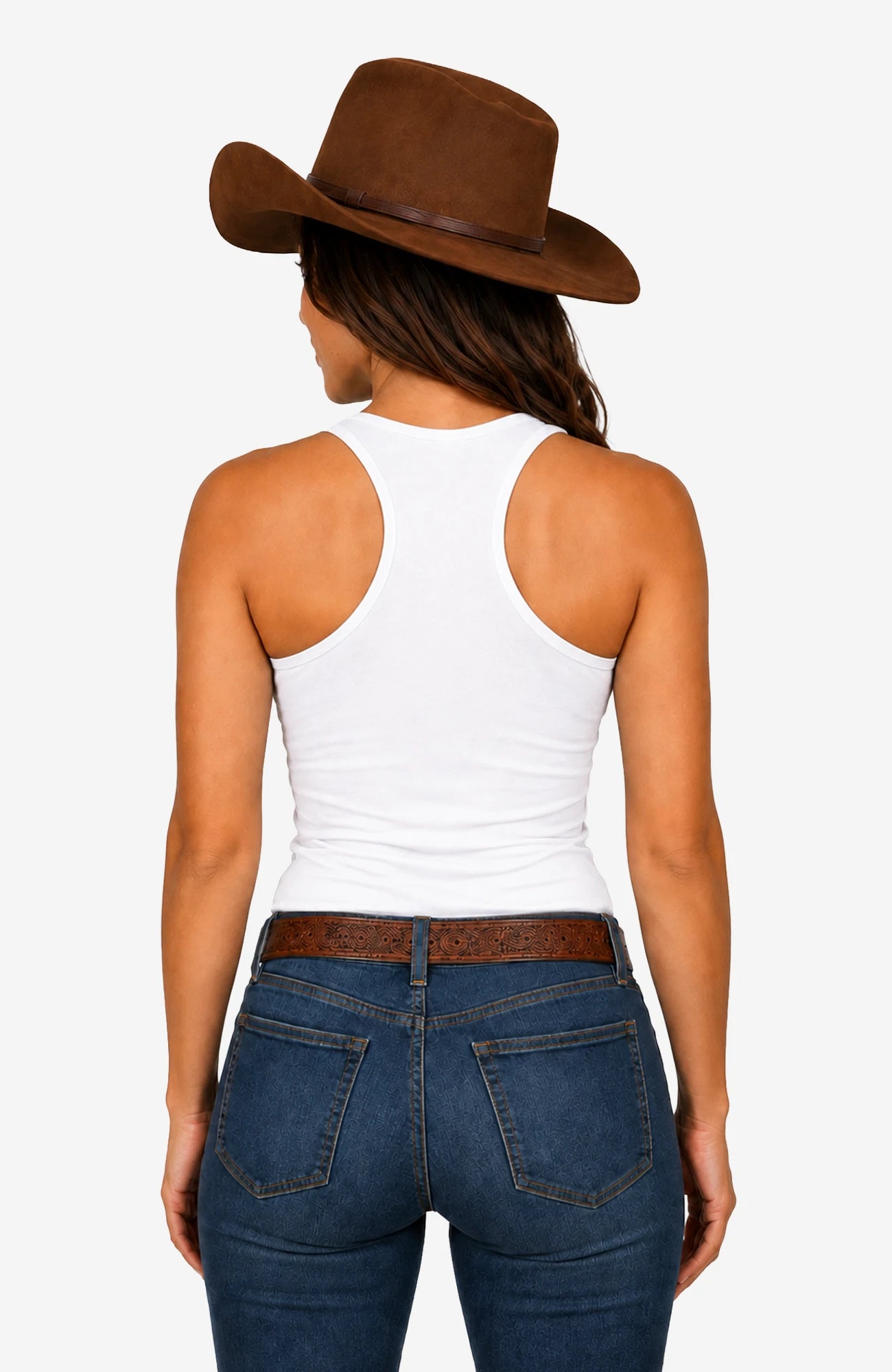 Angies Country Line  | Damen Trägershirt mit Racerback - Einfarbig