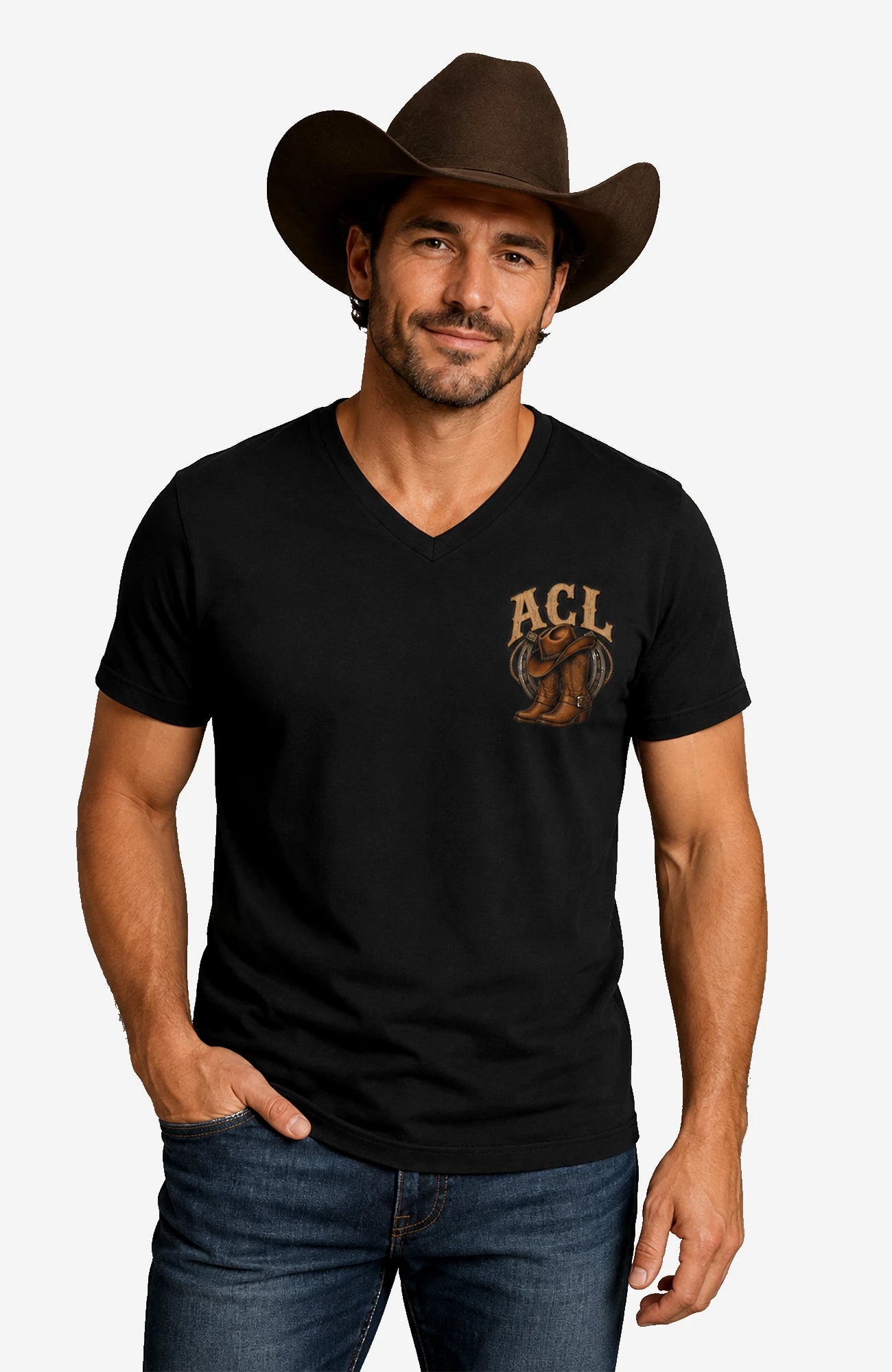 Angies Country Line | Herren T-Shirt mit V-Ausschnitt Schwarz Shirt ACL_Shirt_-_Herren_-_Schwarz_-_V_Ausschnitt_-_Front_-_EnrolDesign_-_EnrolShop_-_01_d7a892fa-d90f-4f08-97fc-4dbd525e95c9