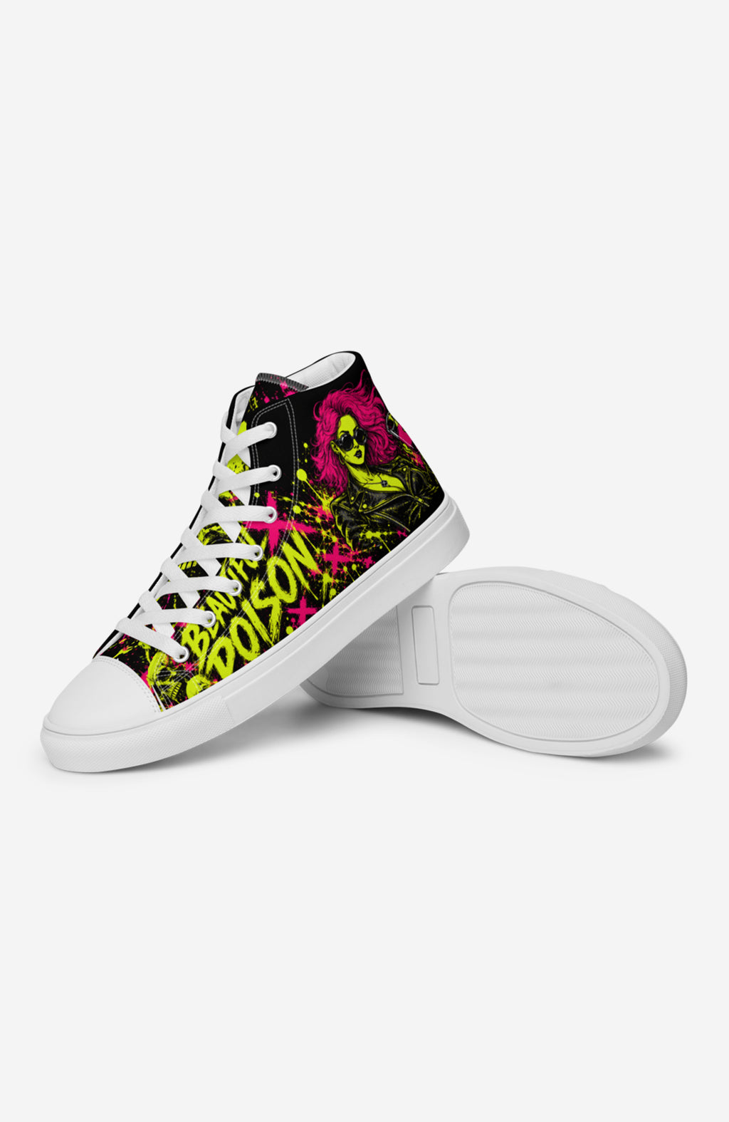 Beautiful Poison | High-Top Sneaker | Herren Sneaker BeautifulPoisen-high-top-sneaker-streetart-urban-Neon-EnrolDesign-design03_e372488c-74f4-4c59-b2cd-2cf357943290