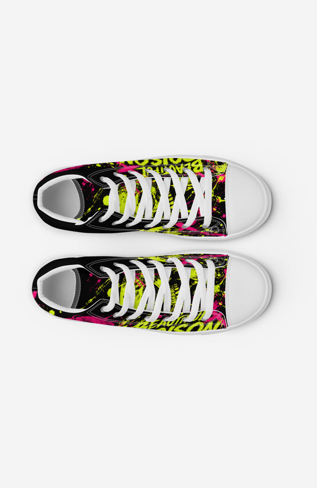 Beautiful Poison | High-Top Sneaker | Herren Sneaker BeautifulPoisen-high-top-sneaker-streetart-urban-Neon-EnrolDesign-design08_d77bb766-f765-4223-9e9c-d605872392c3