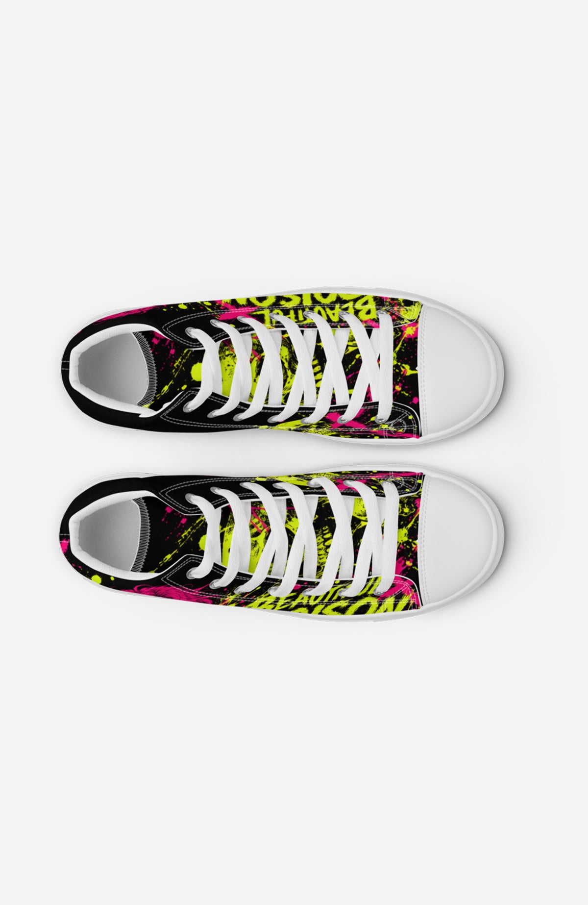 Beautiful Poison | High-Top Sneaker | Herren Sneaker BeautifulPoisen-high-top-sneaker-streetart-urban-Neon-EnrolDesign-design08_d77bb766-f765-4223-9e9c-d605872392c3
