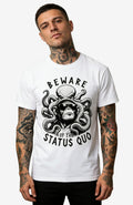 Beware of the Status Quo | T-Shirt | weiss | Skater T-Shirt