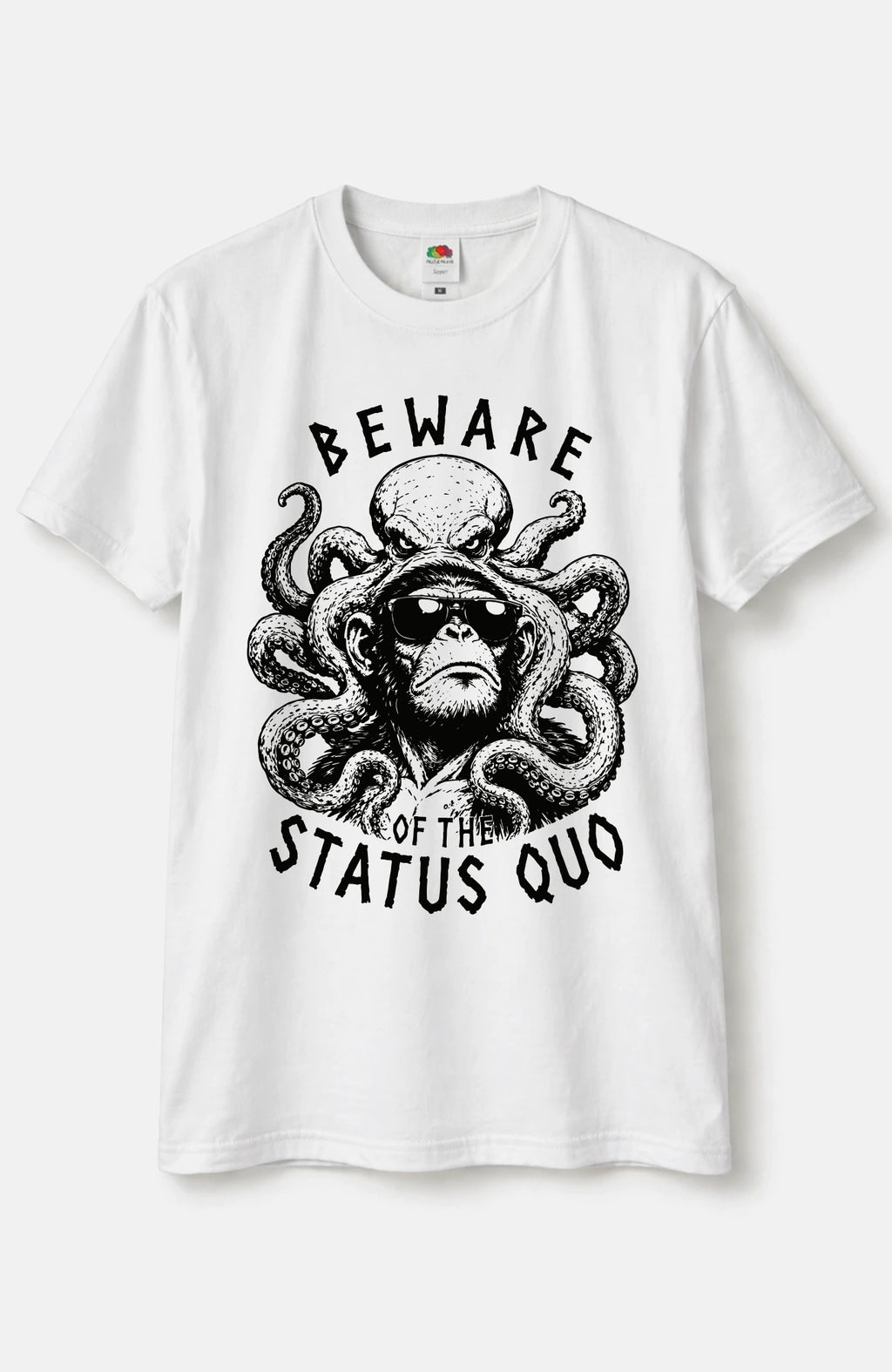 Beware of the Status Quo | T-Shirt | weiss | Skater T-Shirt