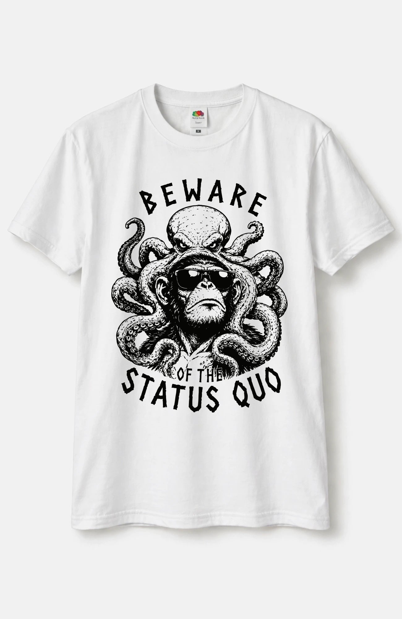 Beware of the Status Quo | T-Shirt | weiss | Skater T-Shirt