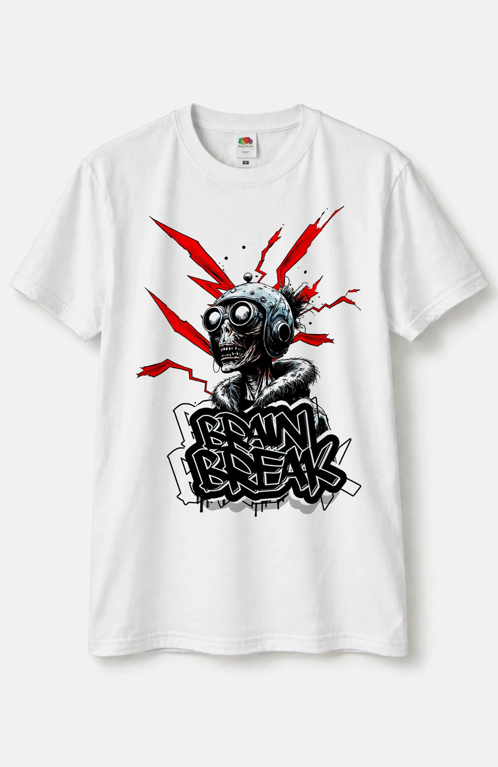 BrainBreak | T-Shirt | weiss | Skater T-Shirt