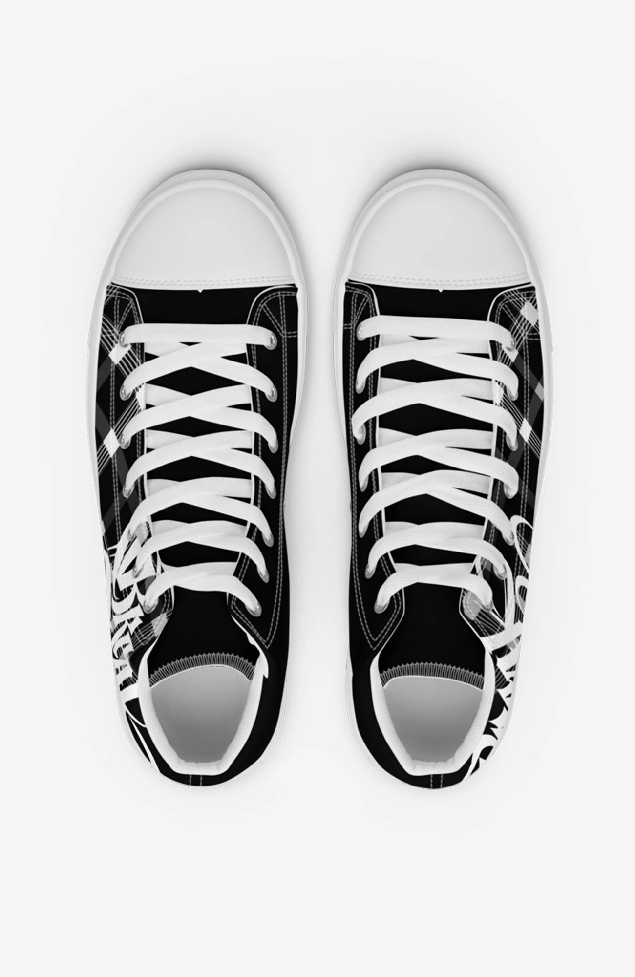 Break the System High Tops | Damen Sneaker BreaktheSystem-high-top-sneaker-streetart-urban-Karomuster-EnrolDesign-design04