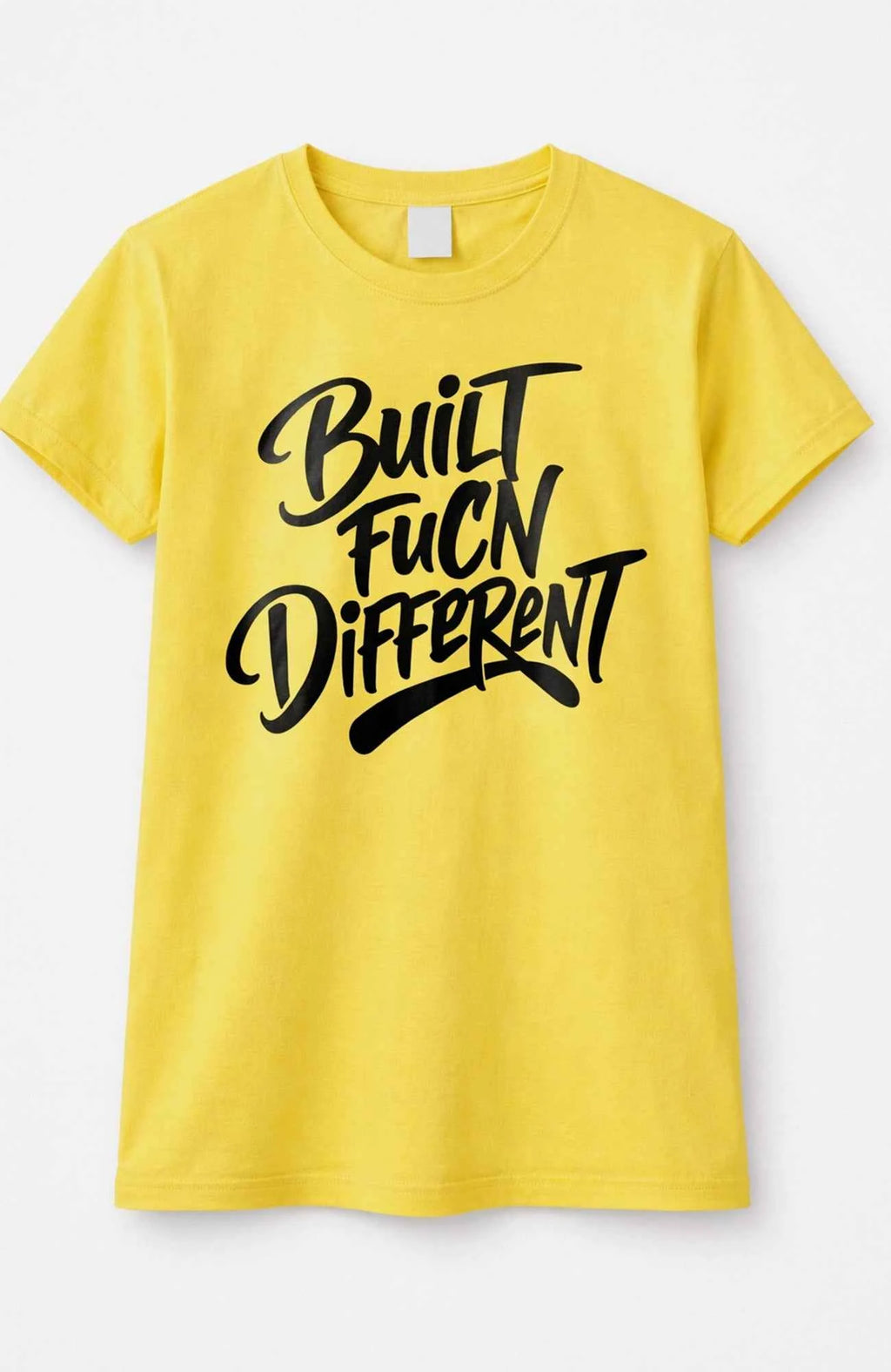 Built F*ckn Different – Kein Standard. Kein Kompromiss. Shirt Built-Fucn-Different-streetwear-tshirt-weiss-Front