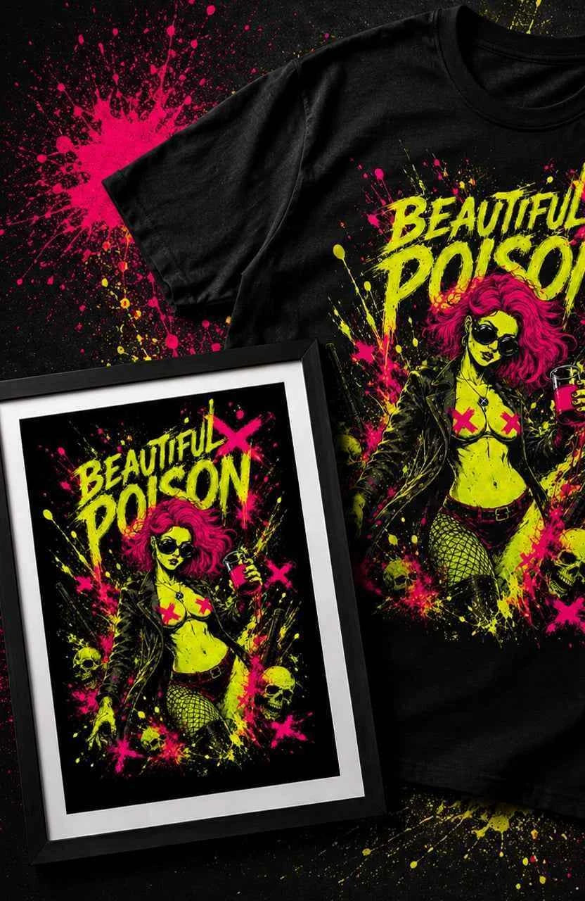 Beautiful Poison – WEAR IT. HANG IT. | Bundle - Frau Bundle Bundle-Poisen-SkaterShirt-streetwear-tshirt-black-Front-EnrolShop-EnrolDesign.-Mann01ArtWork_b3e4fe40-2792-4467-a782-a8a46b5d1fd7