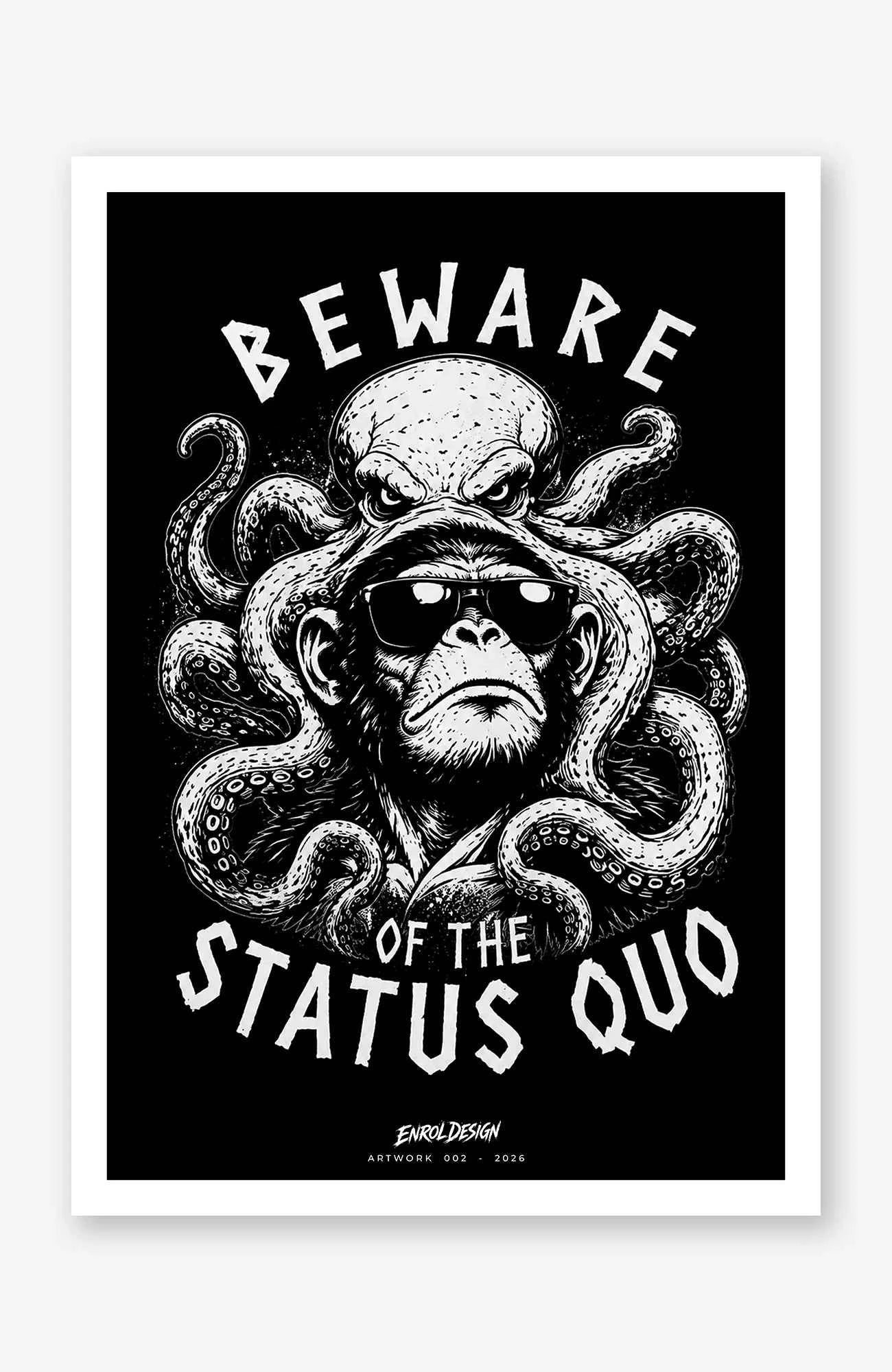 Beware of the Status Quo - WEAR IT. HANG IT. | Bundle - Frau Bundle Druckdatei-BewareofstatusQuo-Artwork-EnrolDesign-001-2026-04_242b792e-91ff-4971-abd6-6cbcd74d94cb