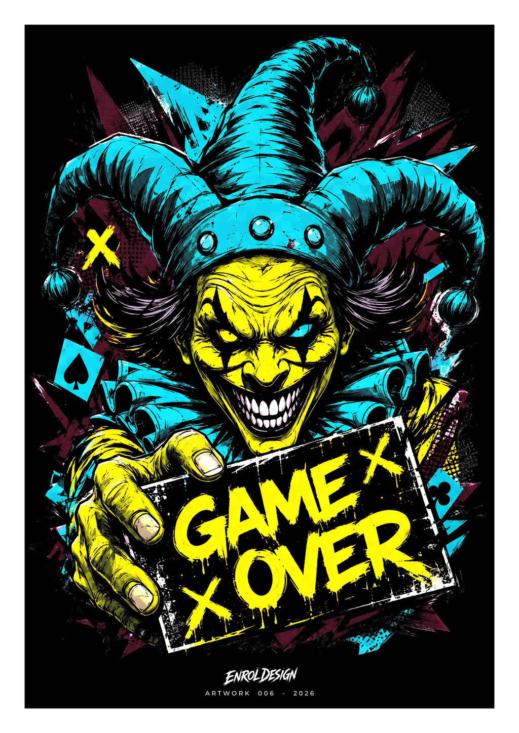 Beautiful Poison – Art Print | Artwork 006 Artwork Druckdatei-GameOver-Artwork-EnrolDesign-006-2026Kopie
