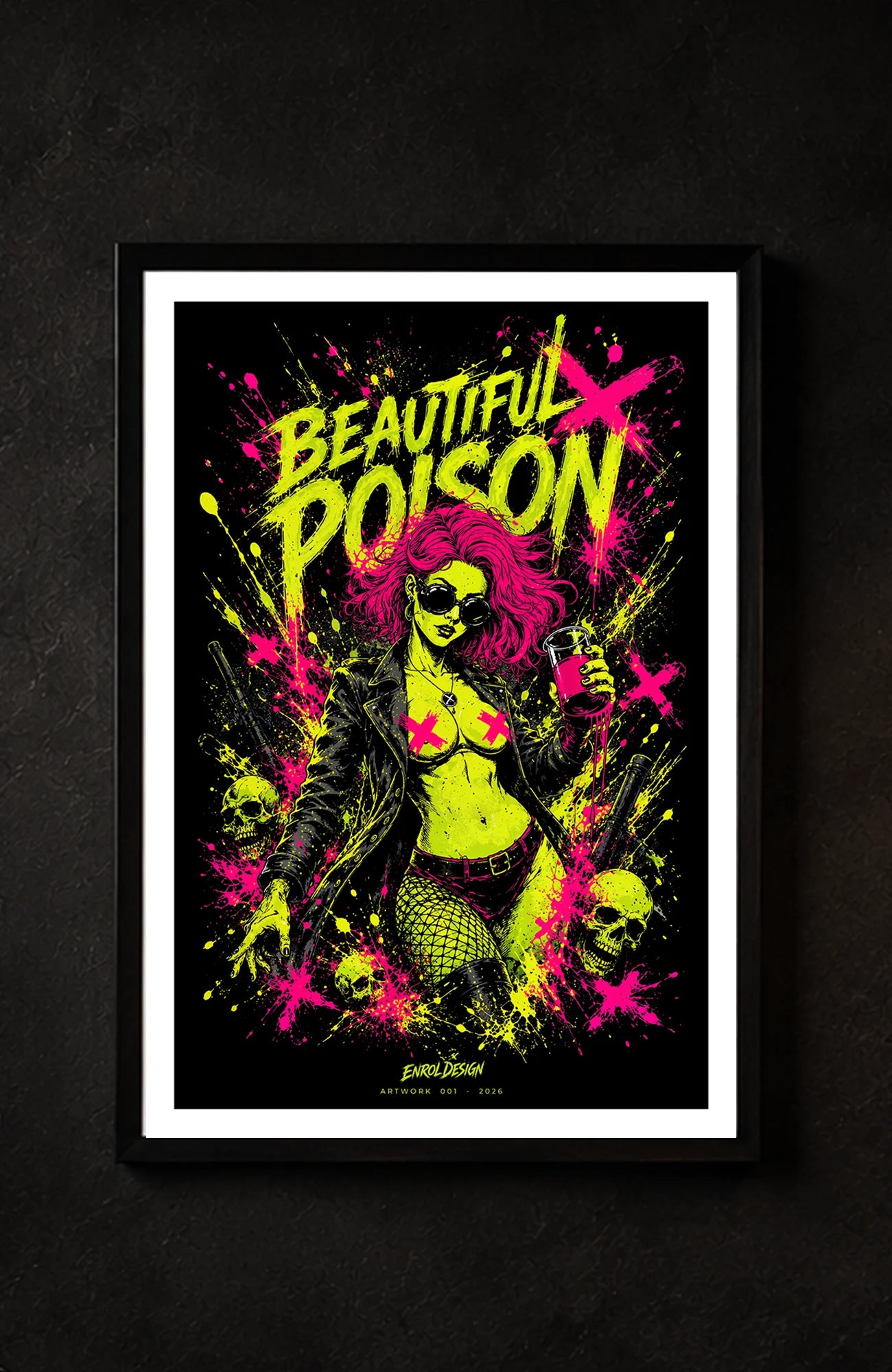 Beautiful Poison – Art Print | Artwork 001 Artwork Druckdatei-Poisen-Artwork-EnrolDesign-001-2026-DINA4.-02webp