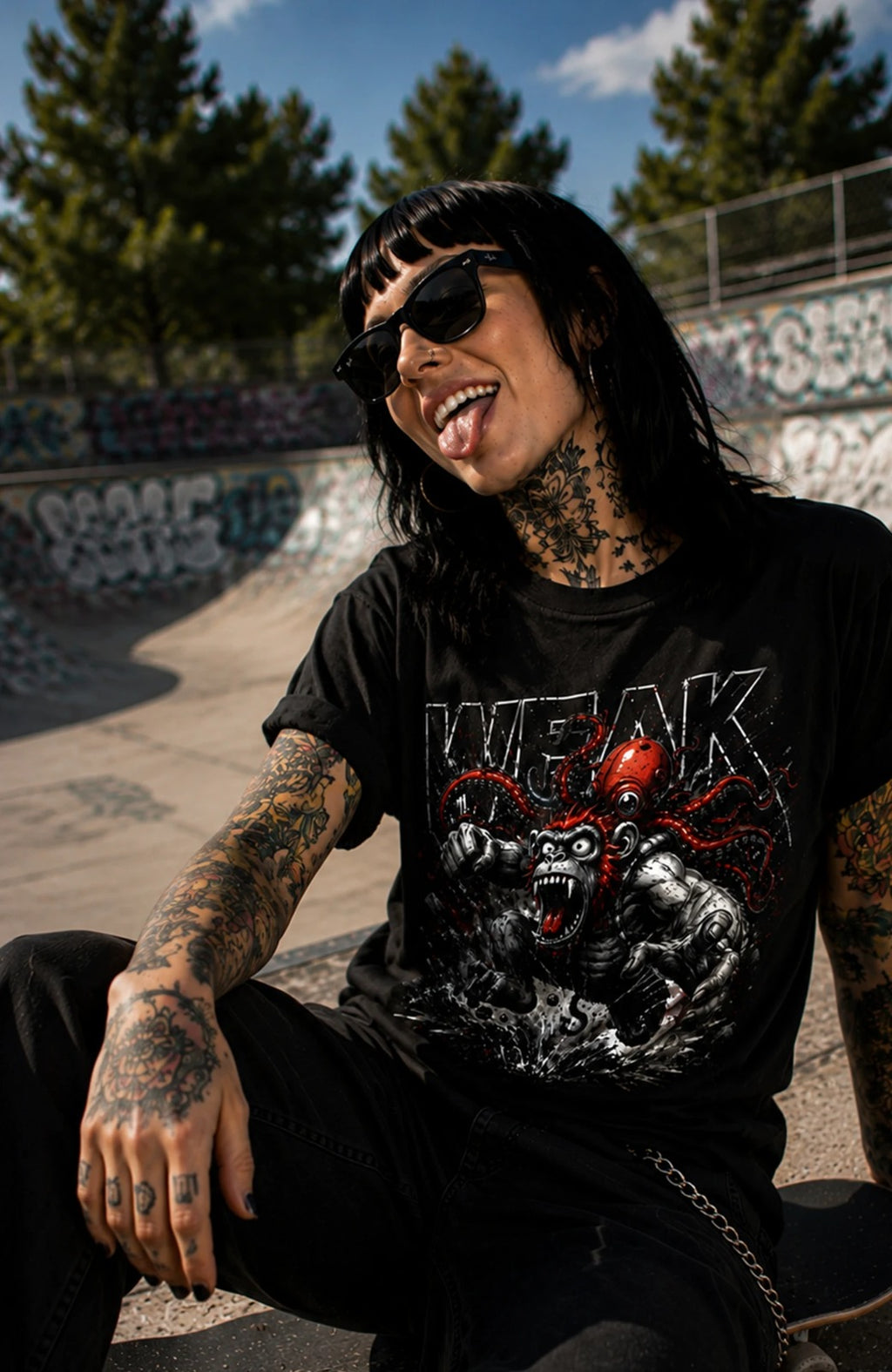 WEAK Bundle – WEAR IT. HANG IT. | Bundle - Frau Bundle EnrolShop_-_EnrolDesign_-_Weak_-_T-Shirt_-_Skater_Shirt_-_10