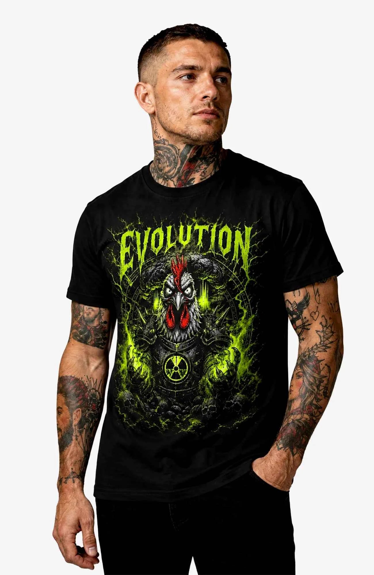Evolution | T-Shirt | schwarz | Skater T-Shirt