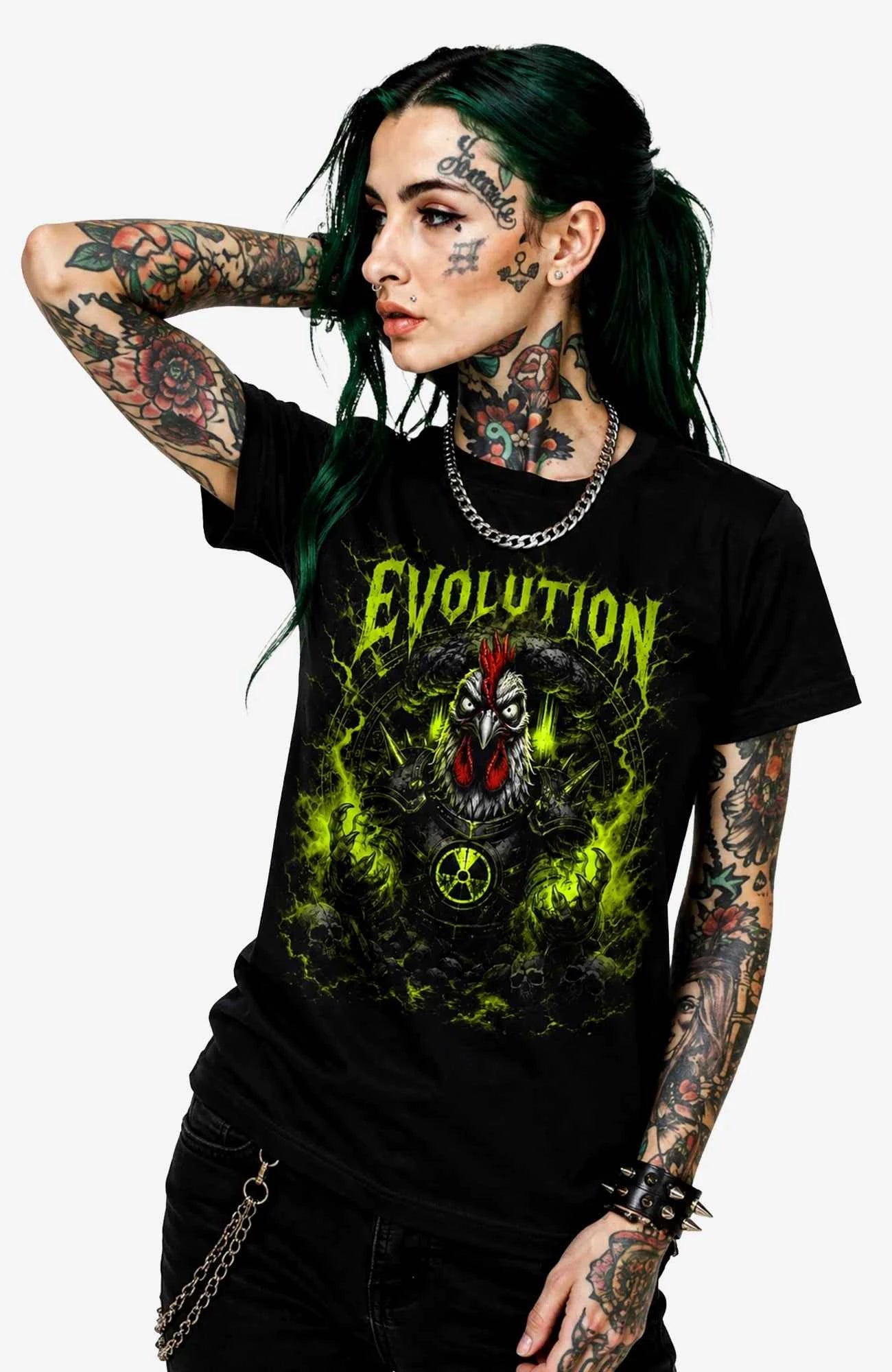 Evolution | T-Shirt | schwarz | Skater T-Shirt