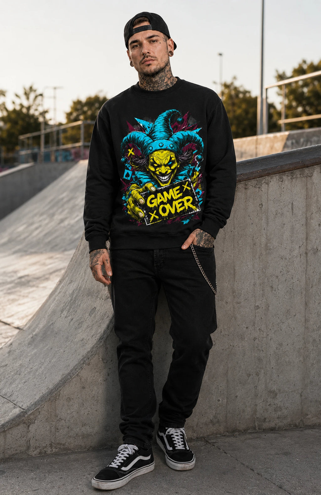 Final Trick | Sweatshirt Herren | Schwarz