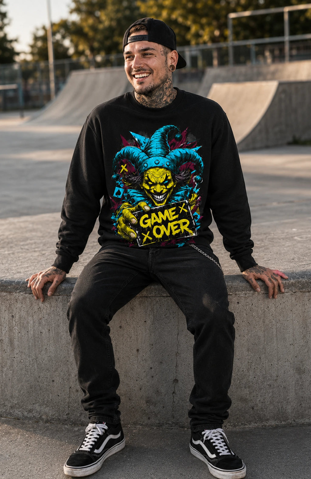 Final Trick | Sweatshirt Herren | Schwarz