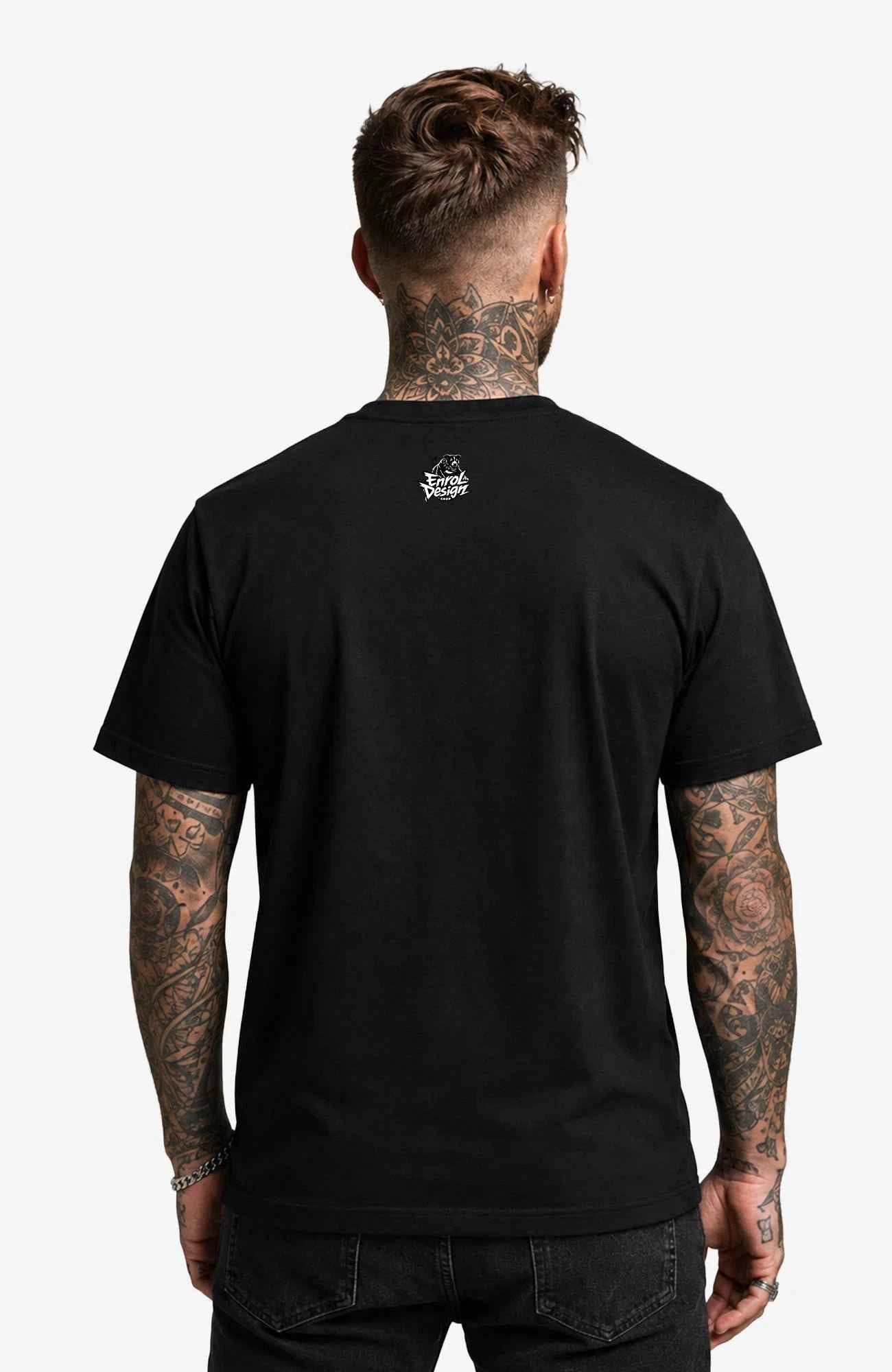 Final Trick | Shirt Herren | Schwarz Shirt GameOver-Art-SkaterShirt-streetwear-Mann-Black-Backtside-EnrolDesign-EnrolShop.-03