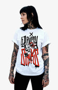 Gravity Sucks T-Shirt – Skate Streetwear Shirt weiß Shirt GravitySucks-streetwear-tshirt-weiss-Header-Women