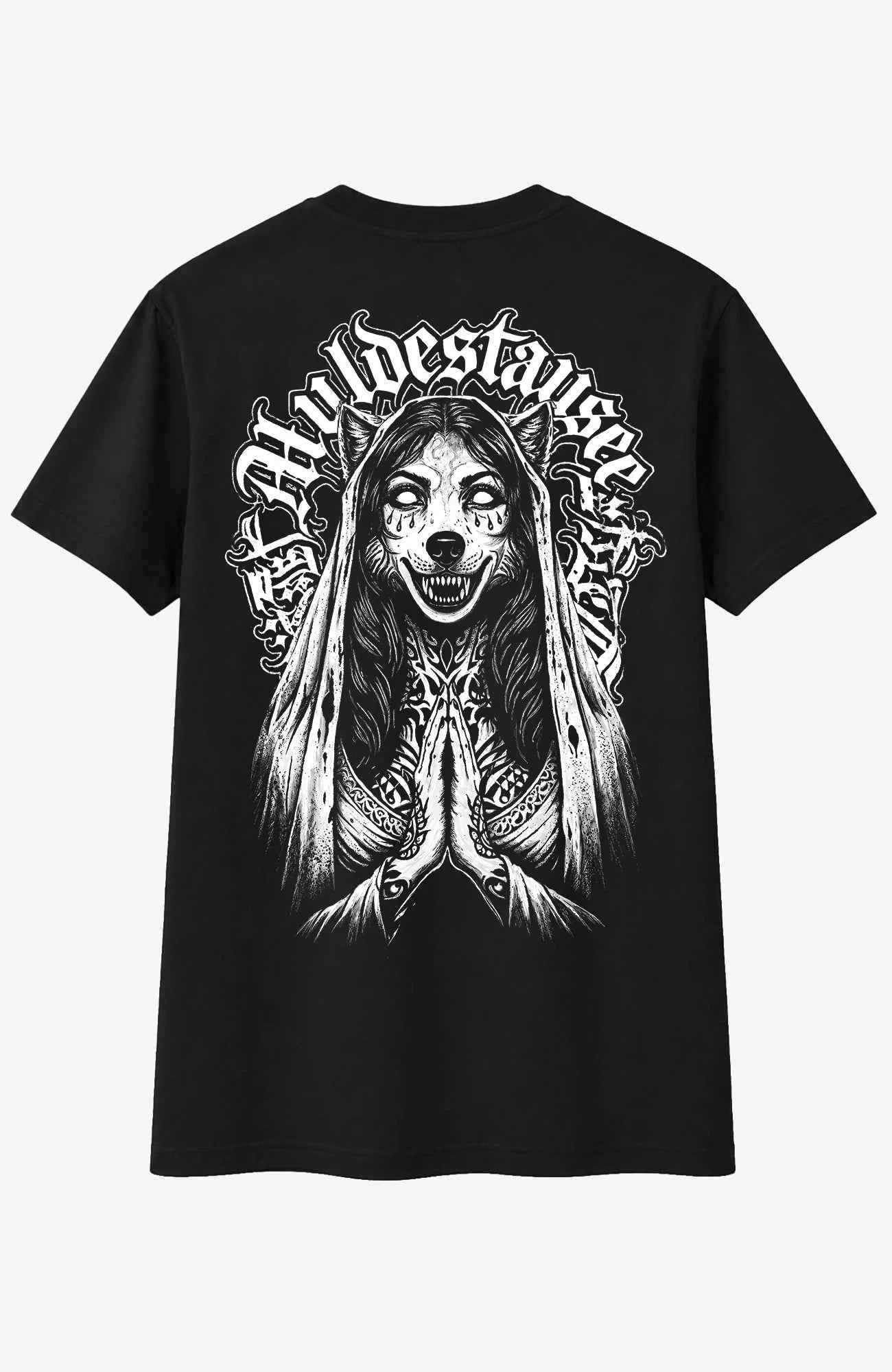 Muldestausee Art Backprint | T-Shirt | Schwarz Shirt Muldestausee-Art-SkaterShirt-streetwear-Black-Backside-EnrolDesign-EnrolShop.-01