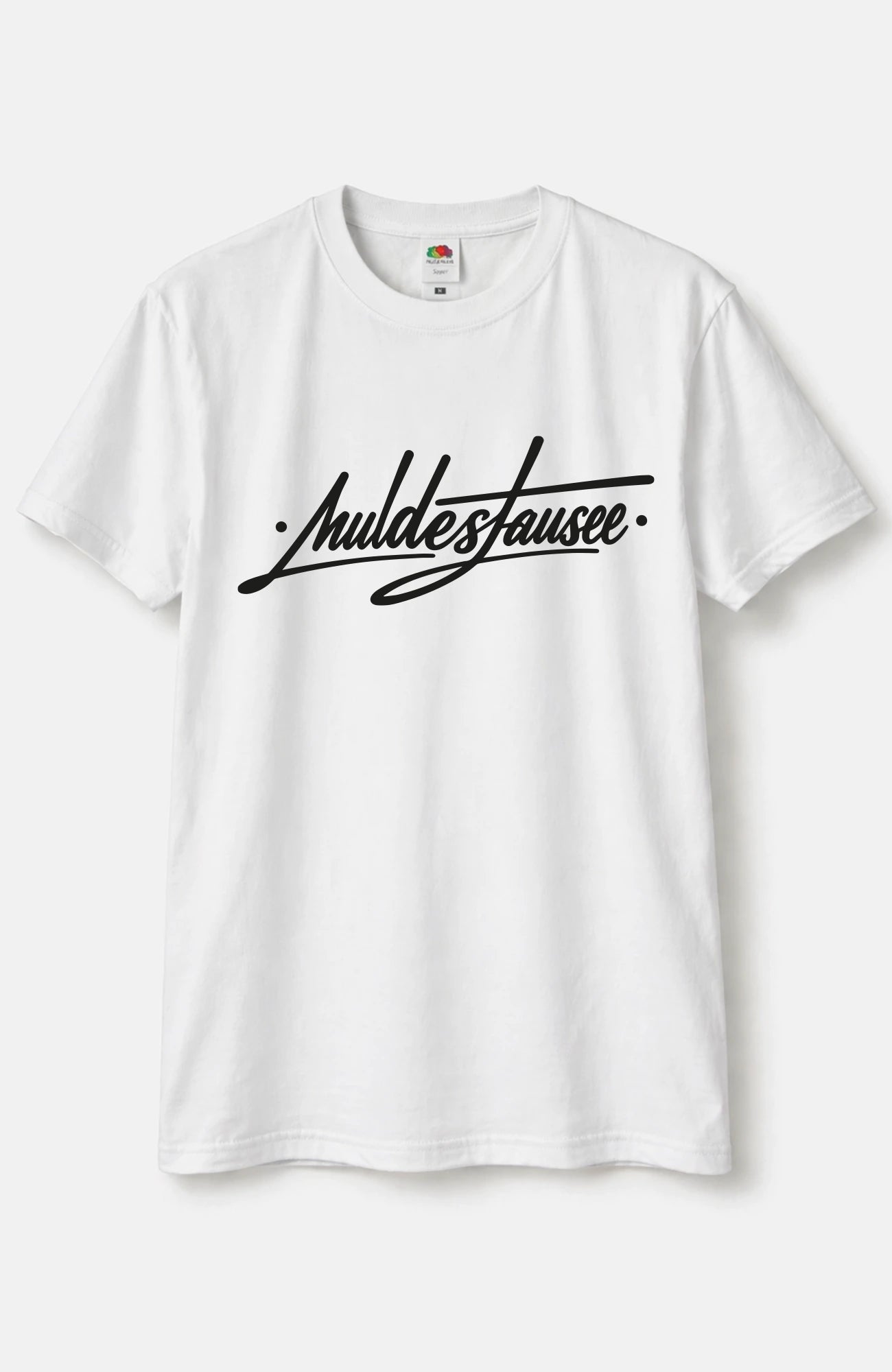 Muldestausee |T-Shirt | Weiss | Streetwear Shirt Shirt Muldestausee-SkaterShirt-streetwear-tshirt-weiss-Front-EnrolDesign-EnrolShop