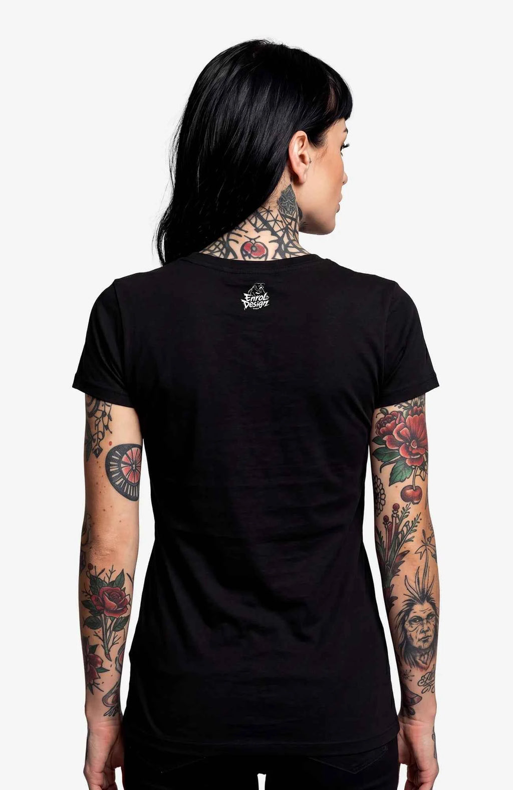 Beautiful Poison | T-Shirt | schwarz | Skater T-Shirt Shirt Poisen_-_Skater_Shirt_-_streetwear_-_tshirt_-black_-_Back_-_EnrolShop_-_EnrolDesign._-_Women_01