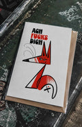 Ach Fuchs dich | Freche Postkarte mit Fuchs Postkarte Postkarte-AchFucksDich-EnrolShop-EnrolDesign-Sticker-Fuchs-Postkarte02
