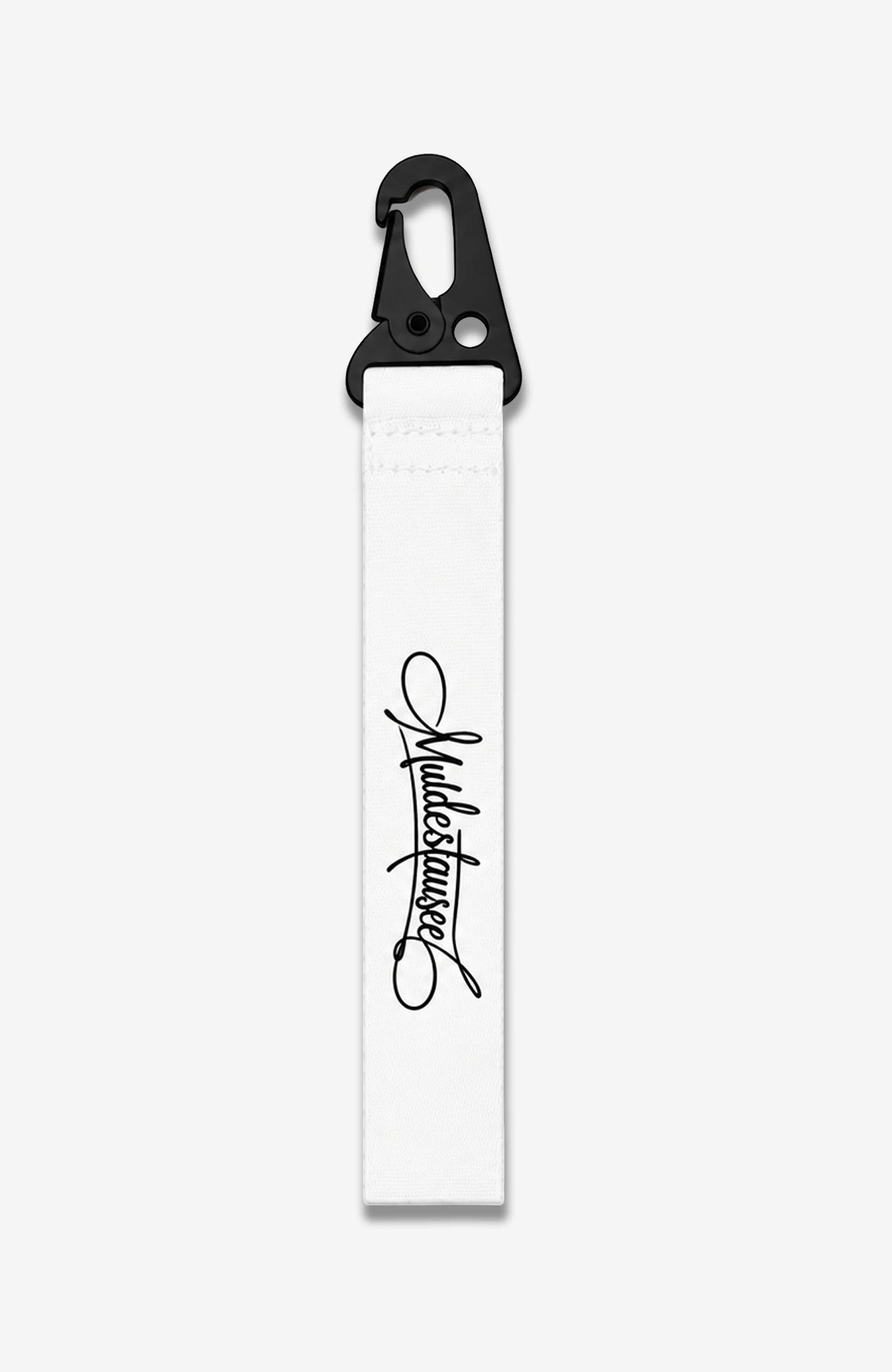 Muldestausee Script Schlüsselanhänger | Premium Schlüsselband mit Karabiner | Pink, Schwarz oder Weiß