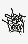 Silent But Deadly – Vinyl Sticker Sticker SilentbutDeadly-EnrolDesign-Sticker-schwarz