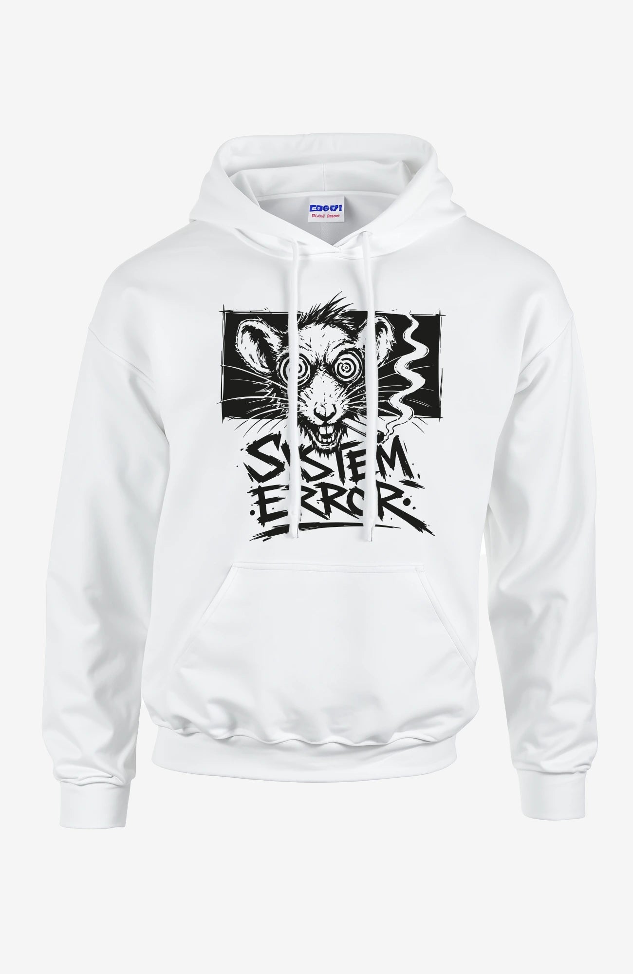 System Error Hoodie – White Edition Hoodie SystemError-EnrolDesign-streetwear-Hoodie-weiss-Front