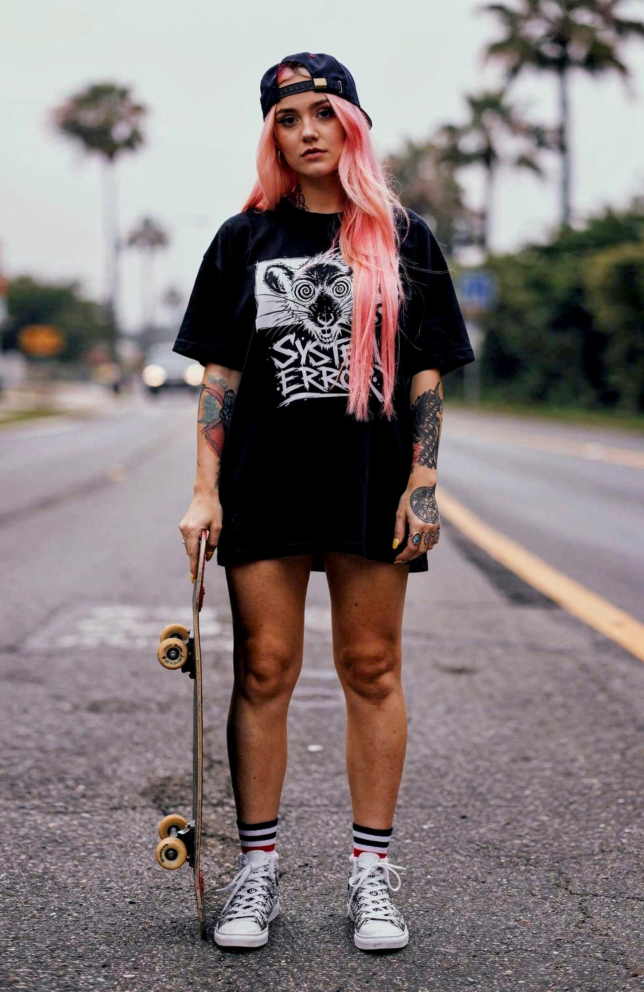 System Error T-Shirt – Black Edition Shirt SystemError-EnrolDesign-streetwear-T-Shirt-black-Front-EnrolShop-Model3