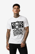 System Error | T-Shirt | Herren | White Edition Shirt SystemError-EnrolDesign-streetwear-skater-T-Shirt-white-Front-EnrolShop-Mann01-Skatershirt