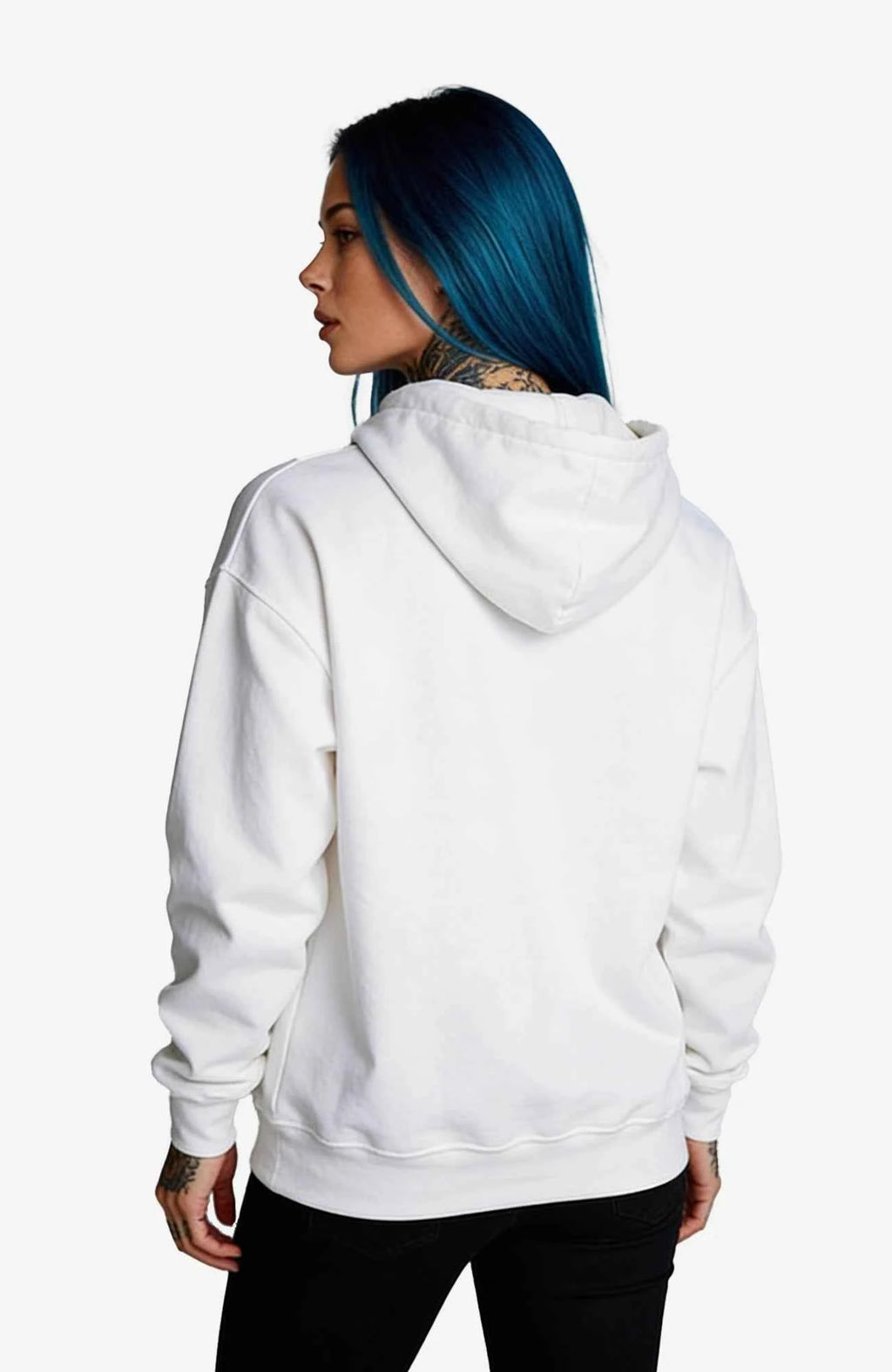 System Error Hoodie – White Edition Hoodie System_Error_-_EnrolDesign_-streetwear_-_Hoodie-_white_-_Back_-_Famale_-_EnrolShop._-_Model_01
