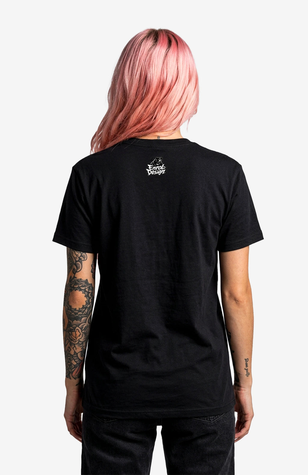 System Error | T-Shirt | Black Edition Shirt System_Error_-_EnrolDesign_-streetwear_-_T-Shirt-_black_-_Back_-_EnrolShop_-_Model_1