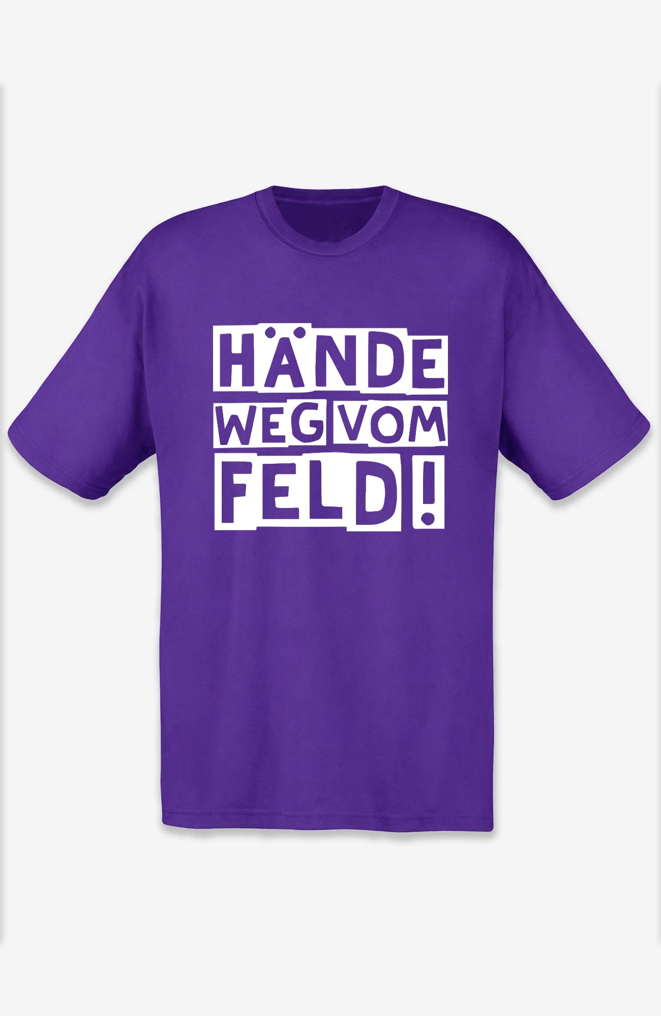 Hände weg vom Feld! | T-Shirt | Unisex | Tempelhofer Feld Berlin Statement Shirt Lila Shirt Tempelhofer_Feld_-_Shirts_-_Purple_-_Front_-_EnrolDesign_-_EnrolShop
