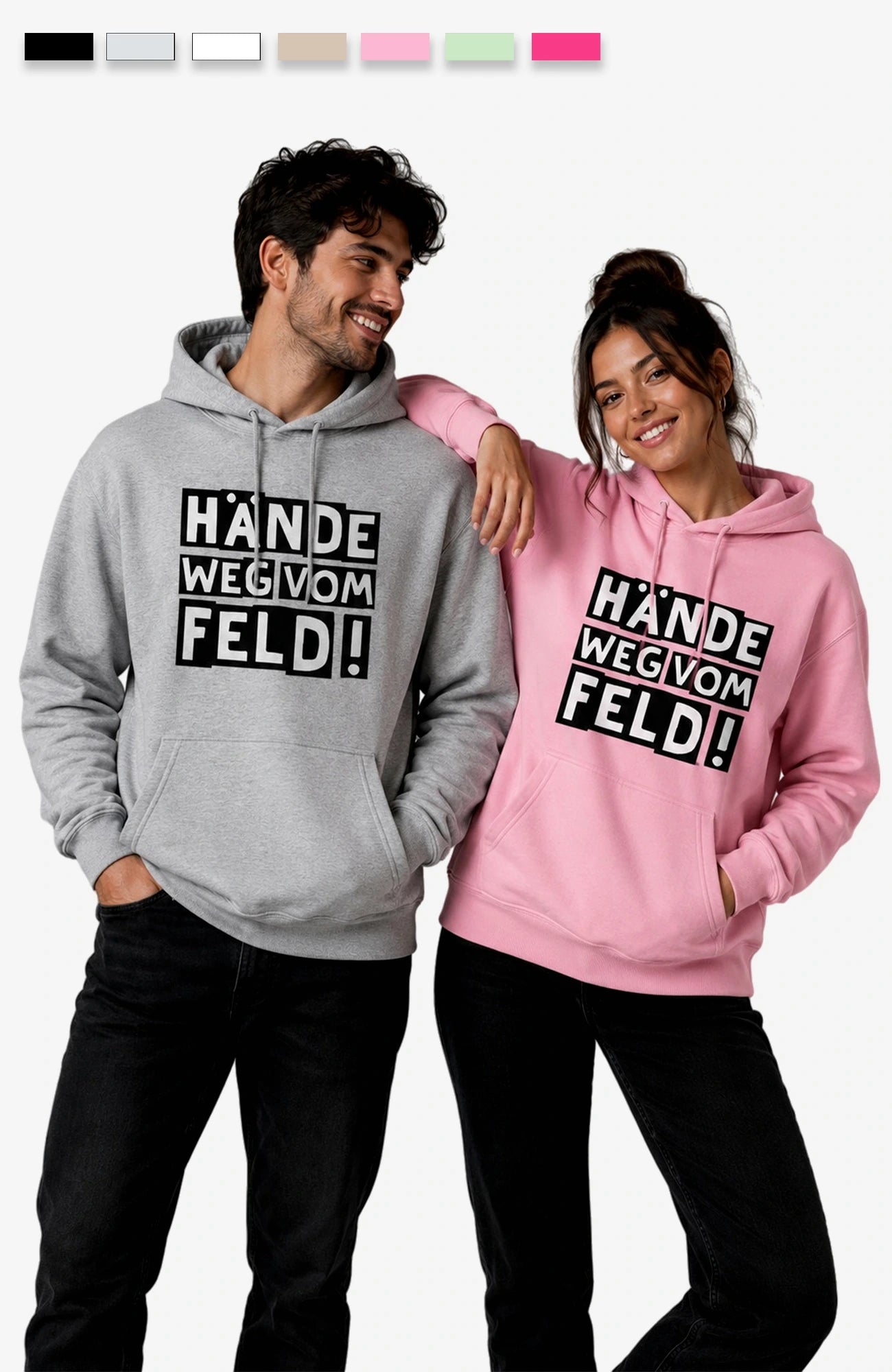 Hände weg vom Feld! | Hoodie | Unisex | Tempelhofer Feld Berlin Statement Hoodie Hoodie Tempelhofer_Feld_-_Titelbild_MIT_fARBEN-_Front_-_EnrolDesign_-_EnrolShop