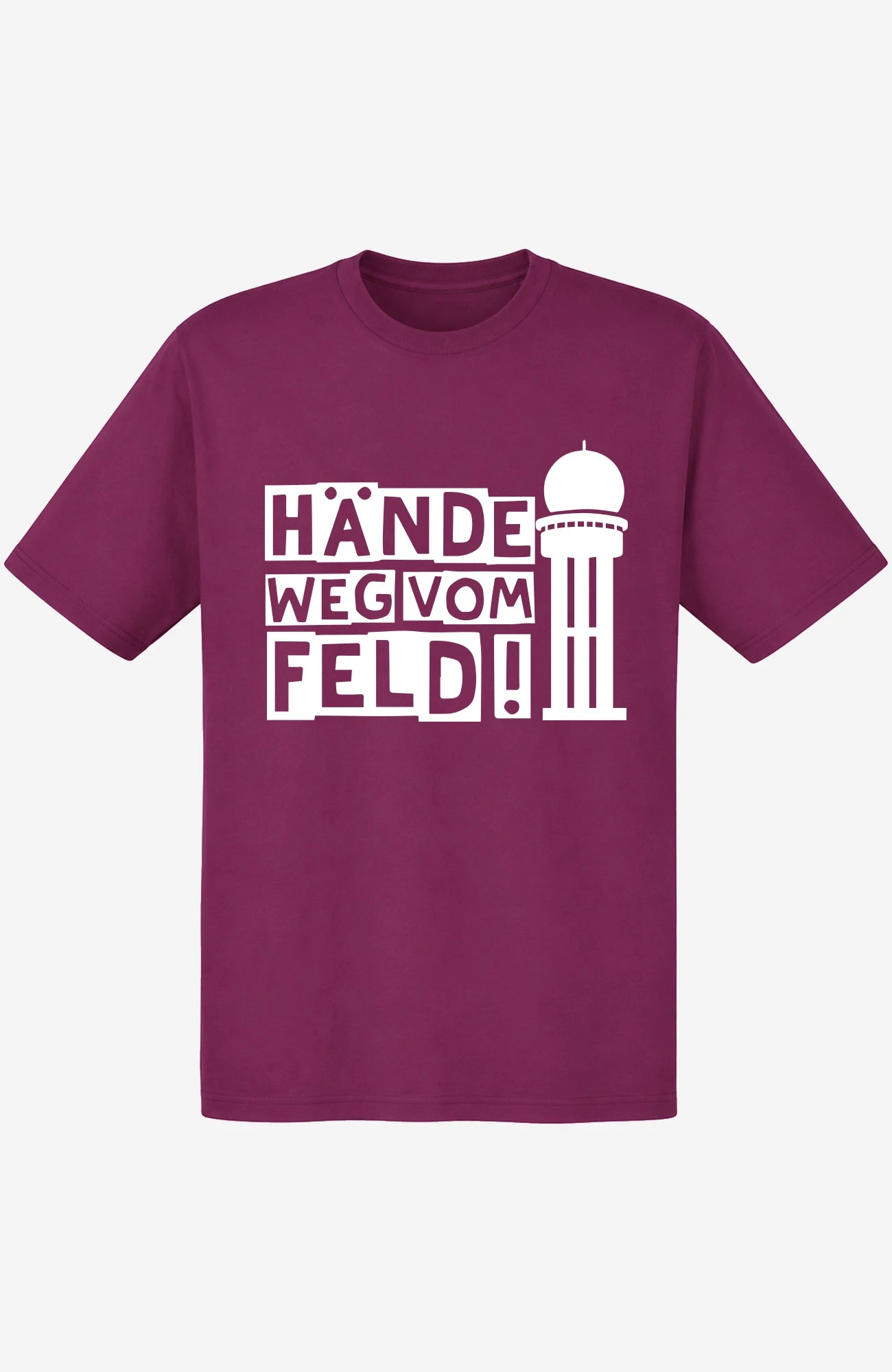 Hände weg vom Feld! | Turm |T-Shirt | Unisex | Tempelhofer Feld Berlin Statement Shirt