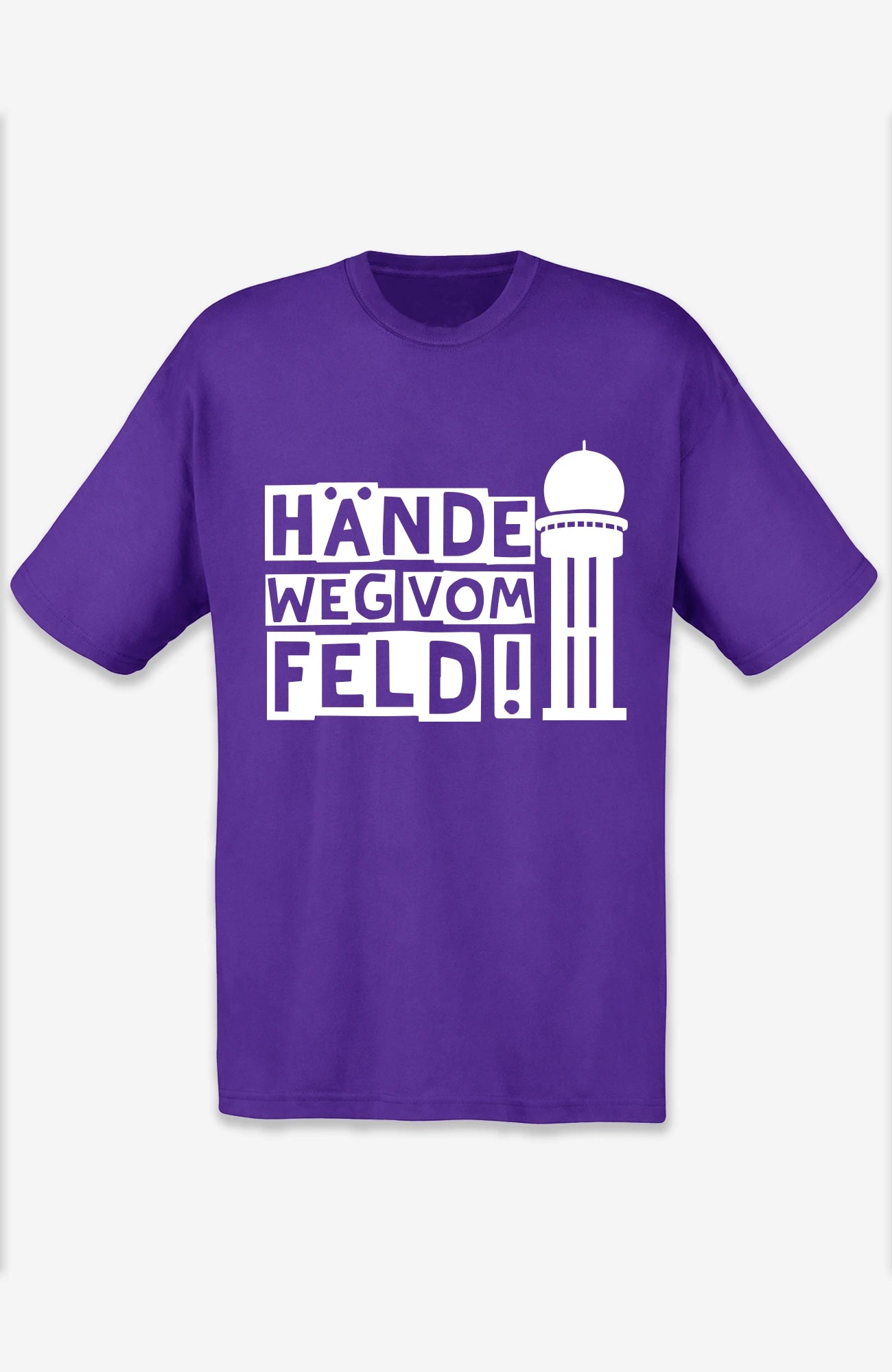 Hände weg vom Feld! | Turm |T-Shirt | Unisex | Tempelhofer Feld Berlin Statement Shirt