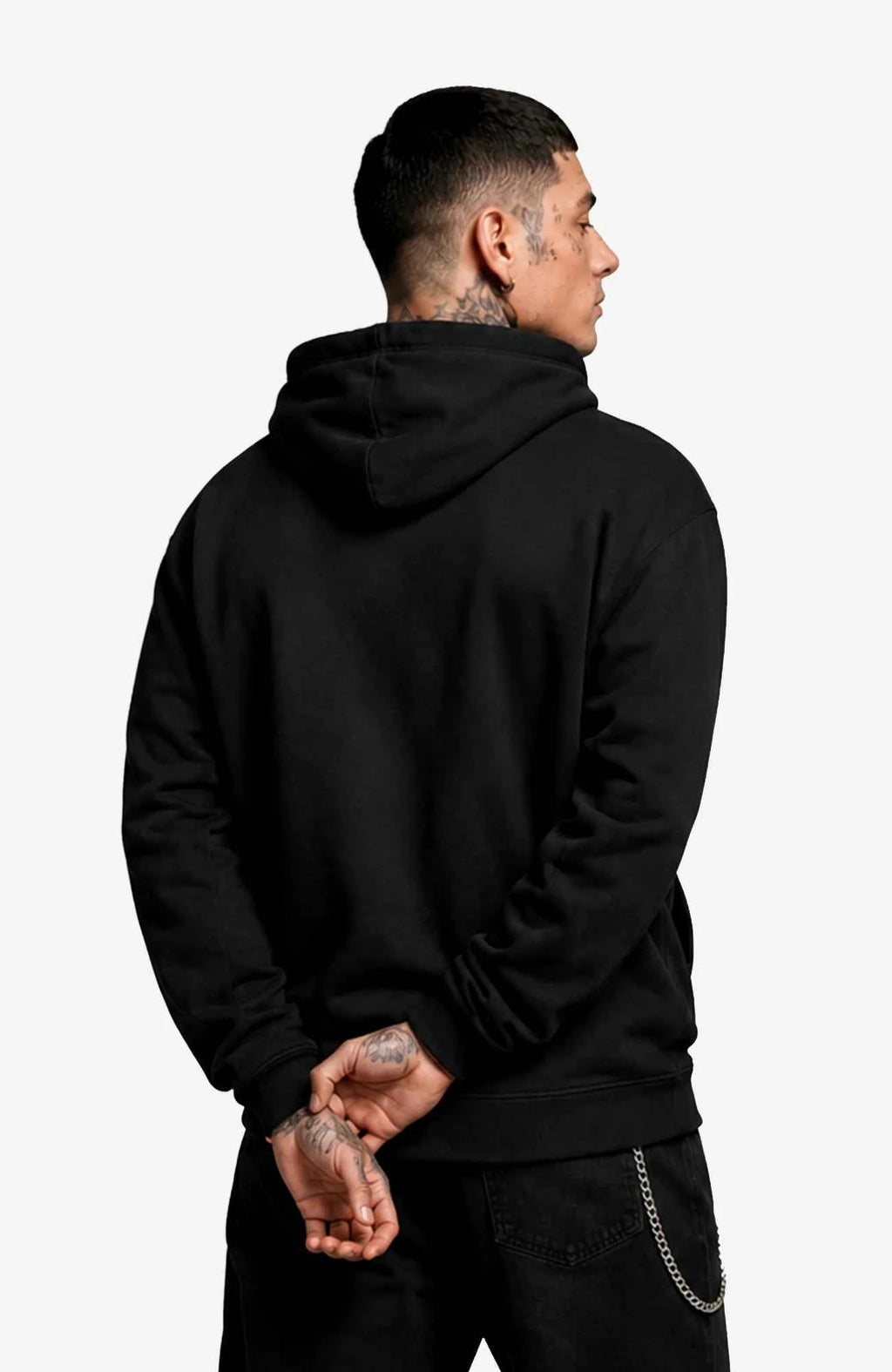 WEAK | Hoodie Herren | Dark Hoodie Weak-SkaterHoodie-streetwear-Hoodie-Black-Back-EnrolDesign-EnrolShopMann01