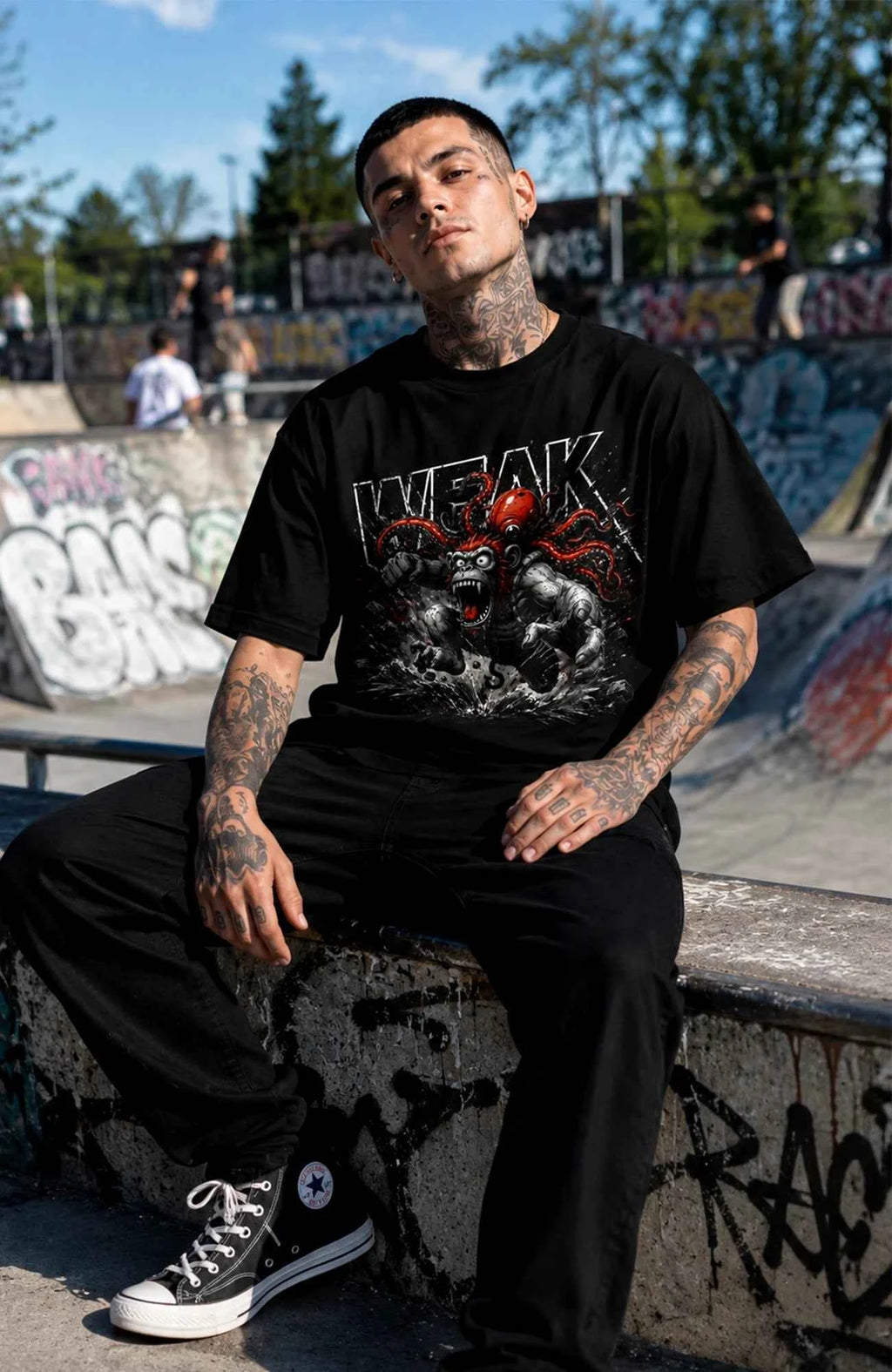 Weak | T-Shirt | schwarz | Skater T-Shirt