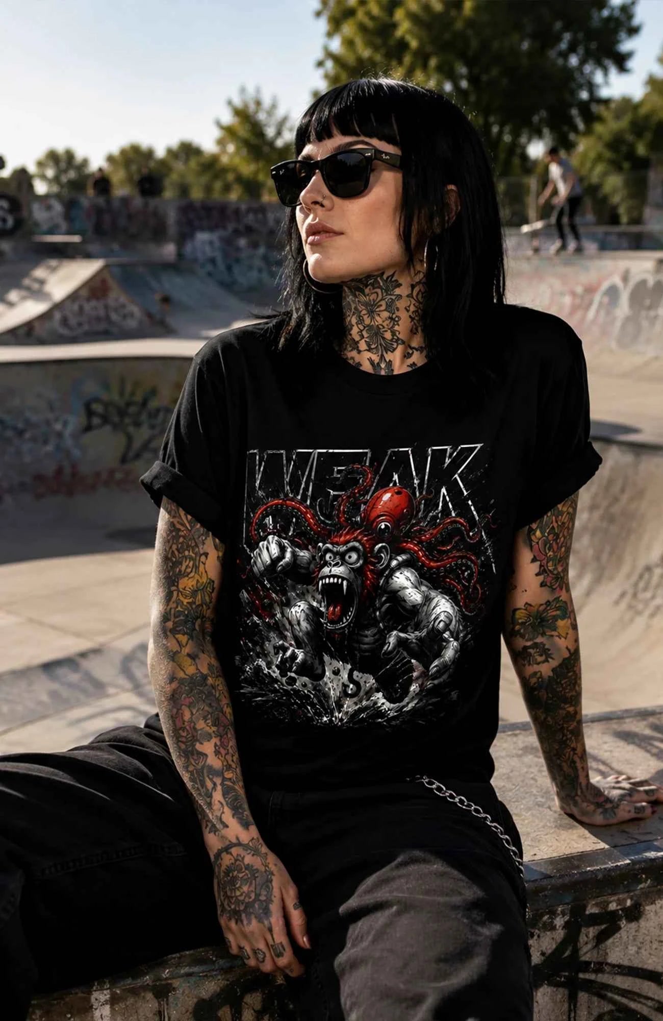 Weak | T-Shirt | schwarz | Skater T-Shirt